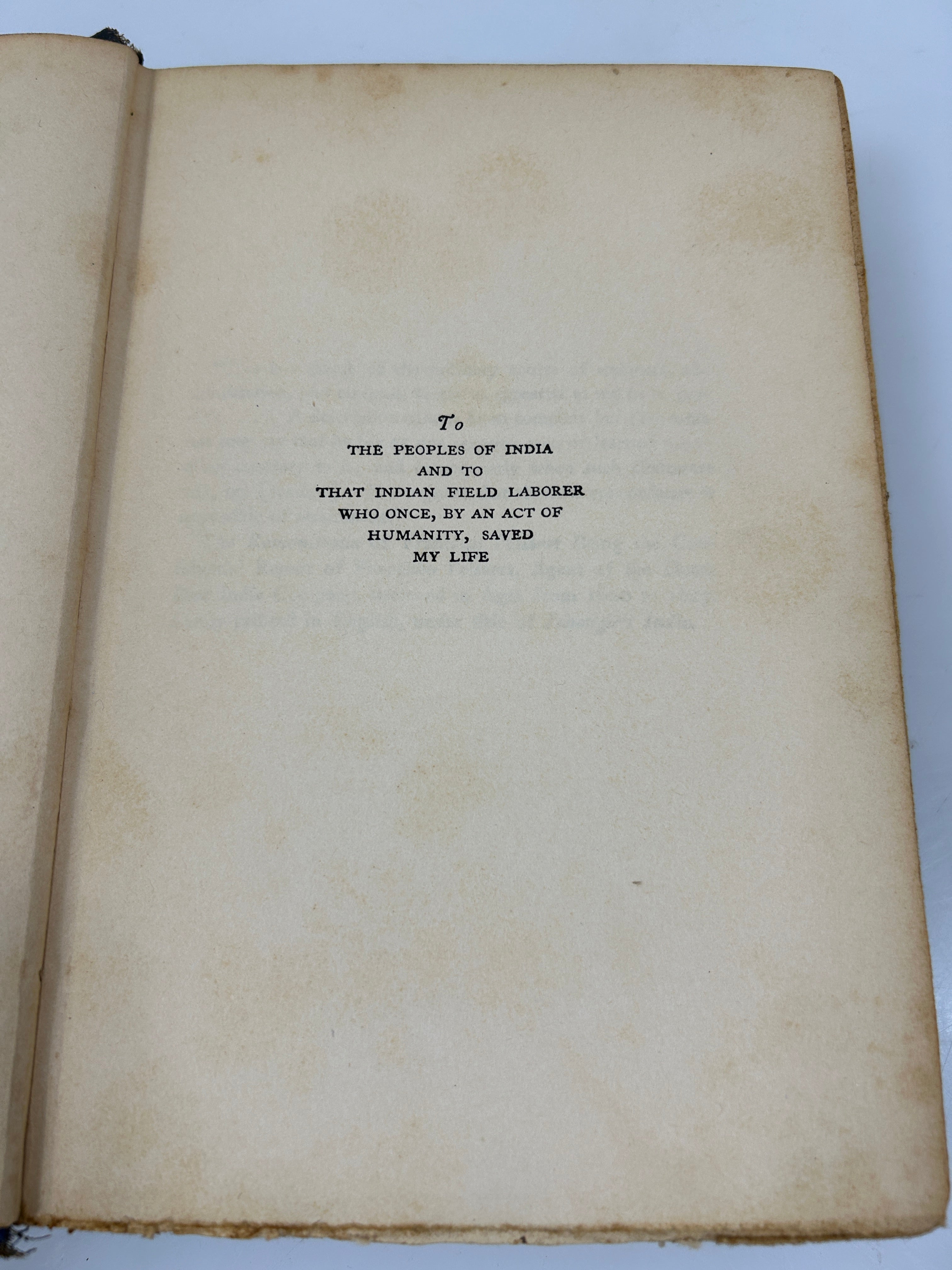 Mother India by Katherine Mayo Blue Ribbon Books 27th Print 1930 HC