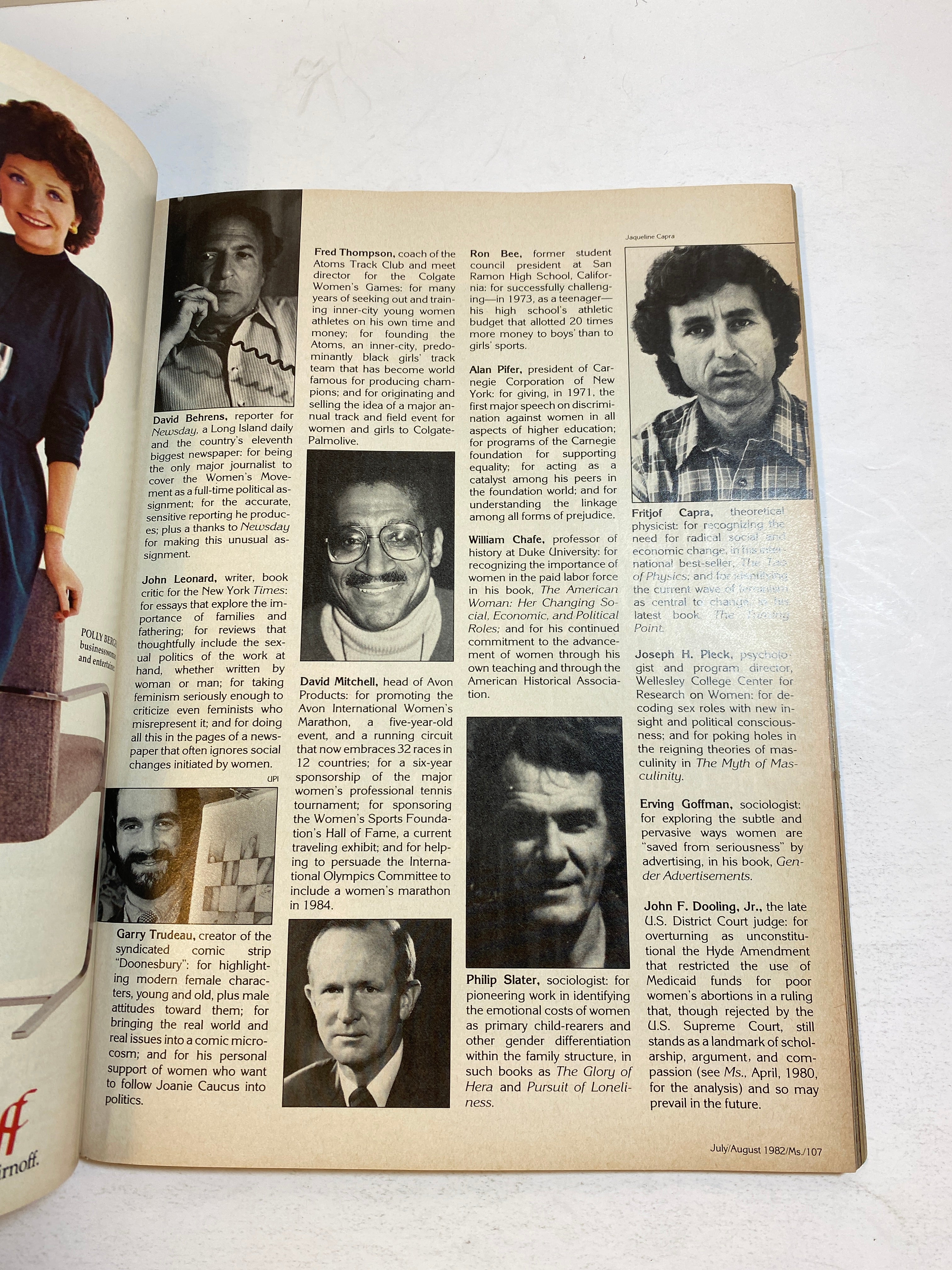 Ms. Magazine Vintage August 1982 Gloria Steinem Double Anniversary Issue