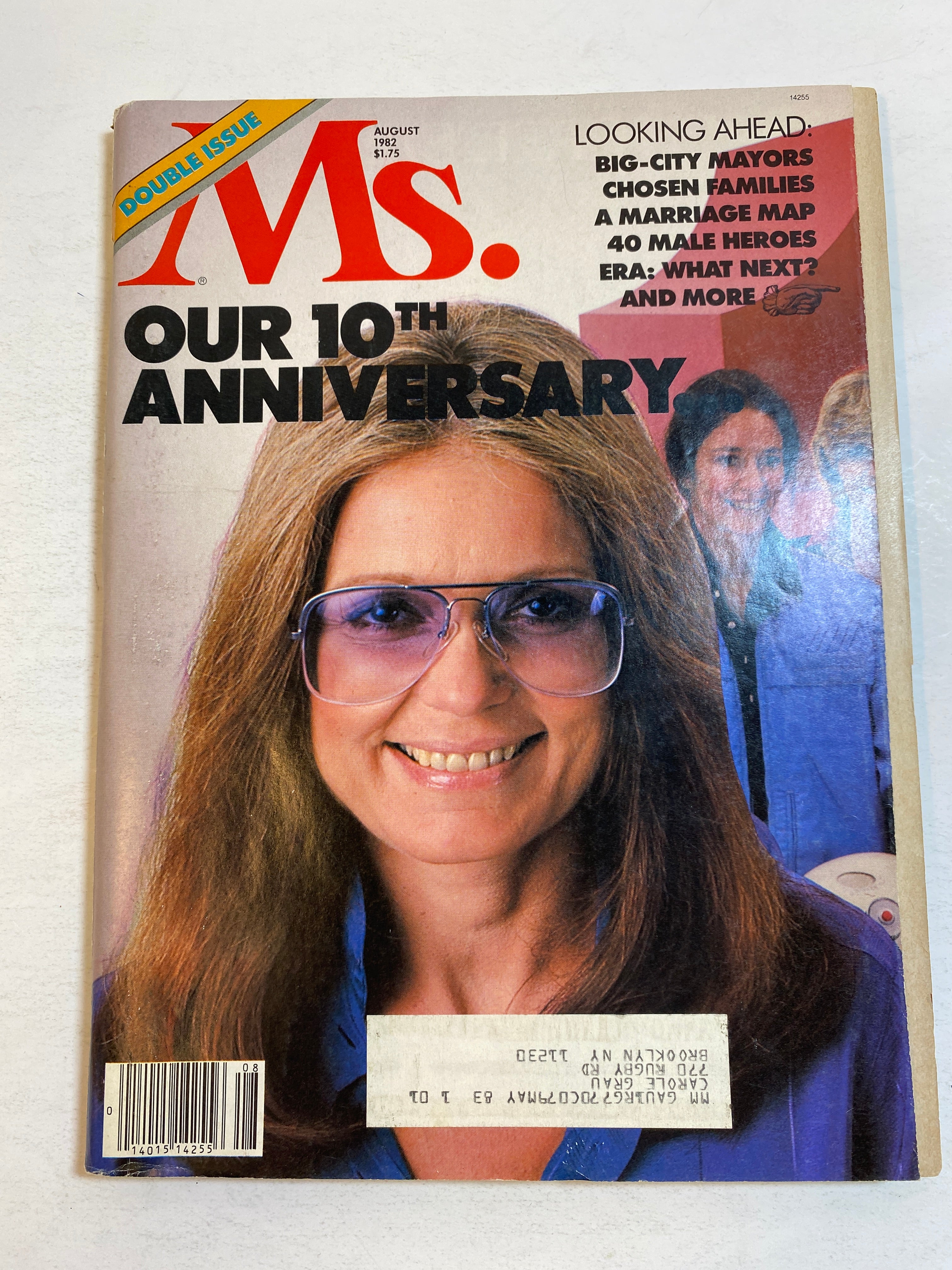 Ms. Magazine Vintage August 1982 Gloria Steinem Double Anniversary Issue