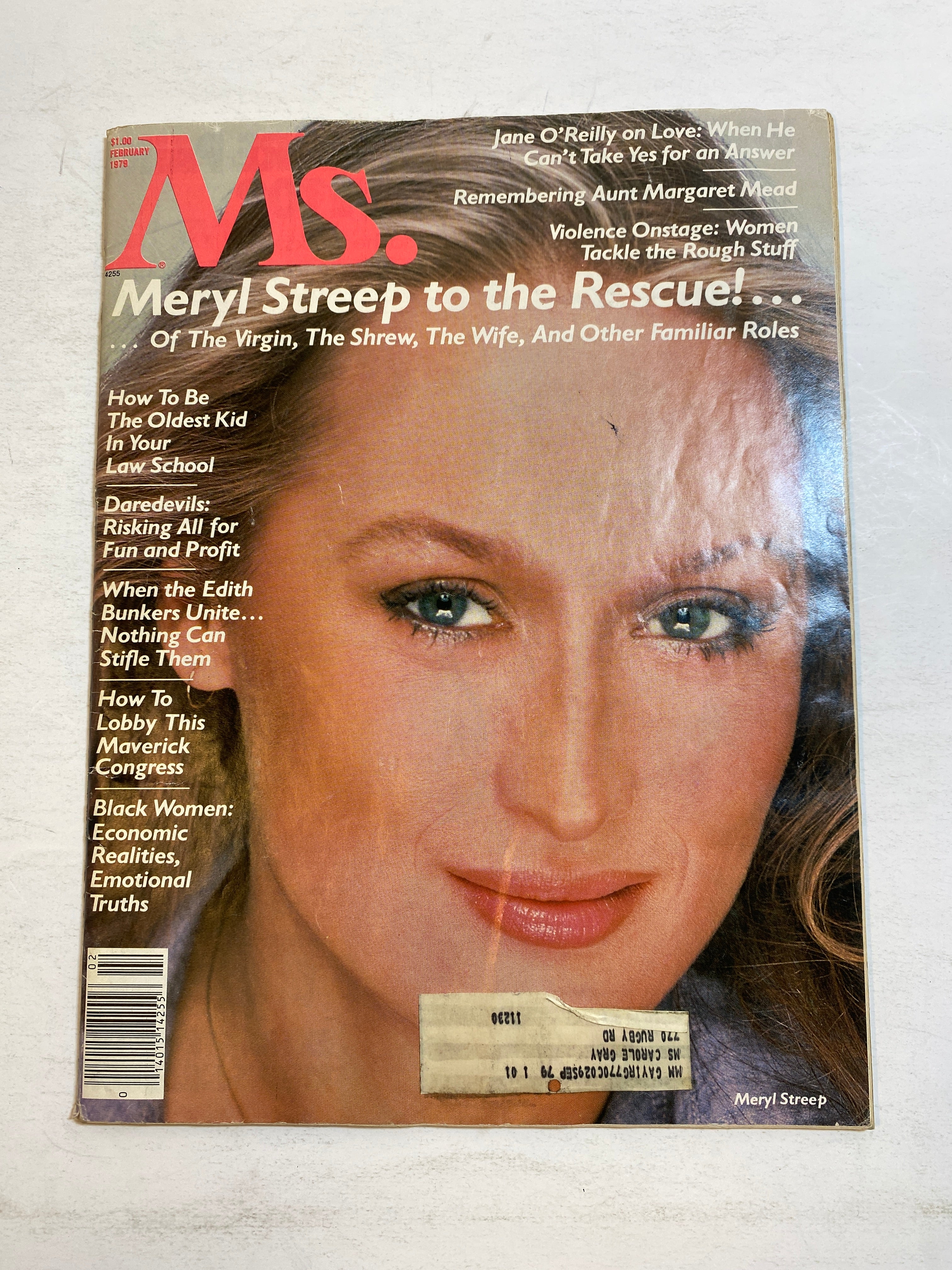 Ms. Magazine Vintage February 1979 Meryl Streep