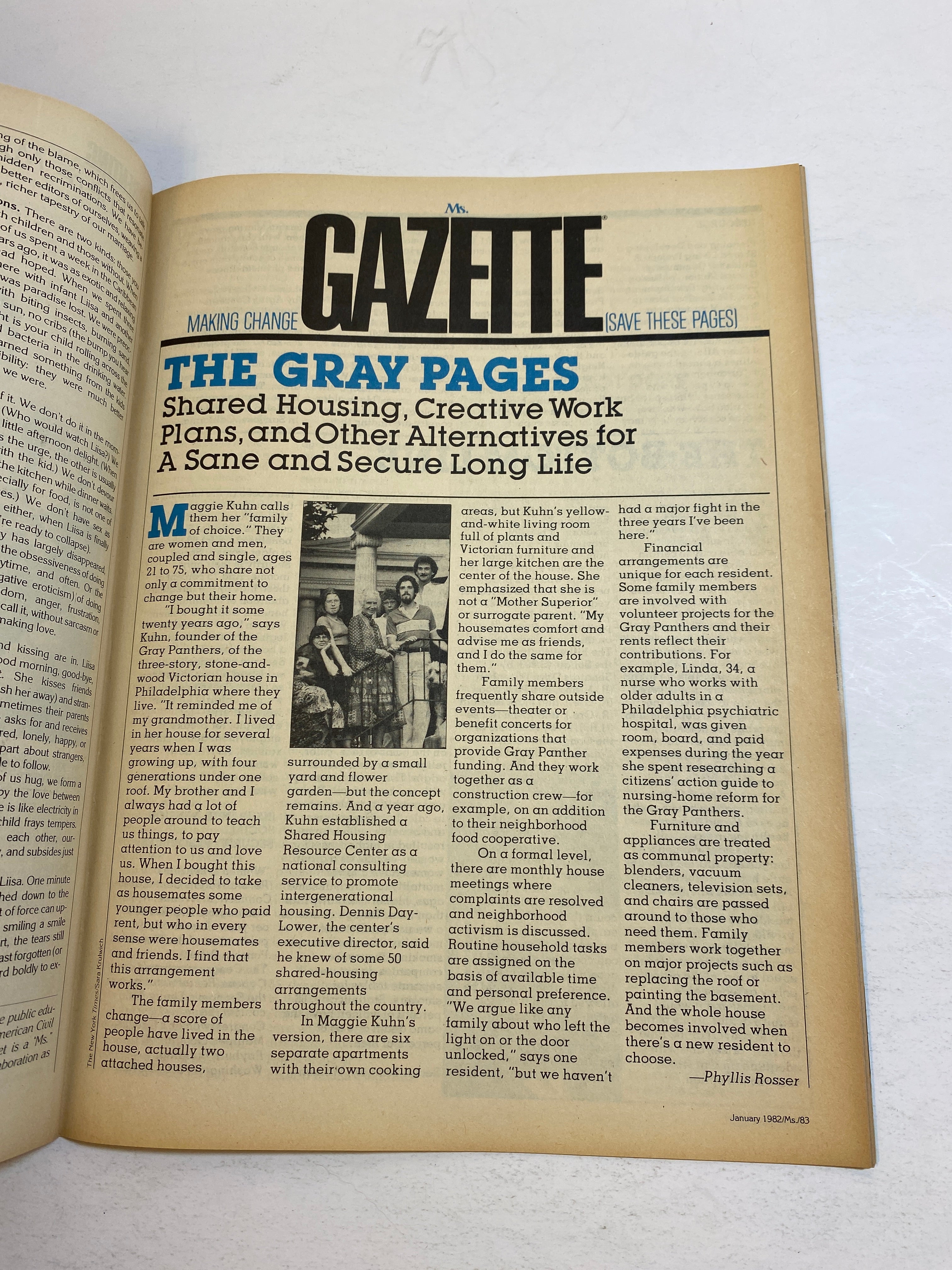 Ms. Magazine Vintage January 1982 Katharine Hepburn