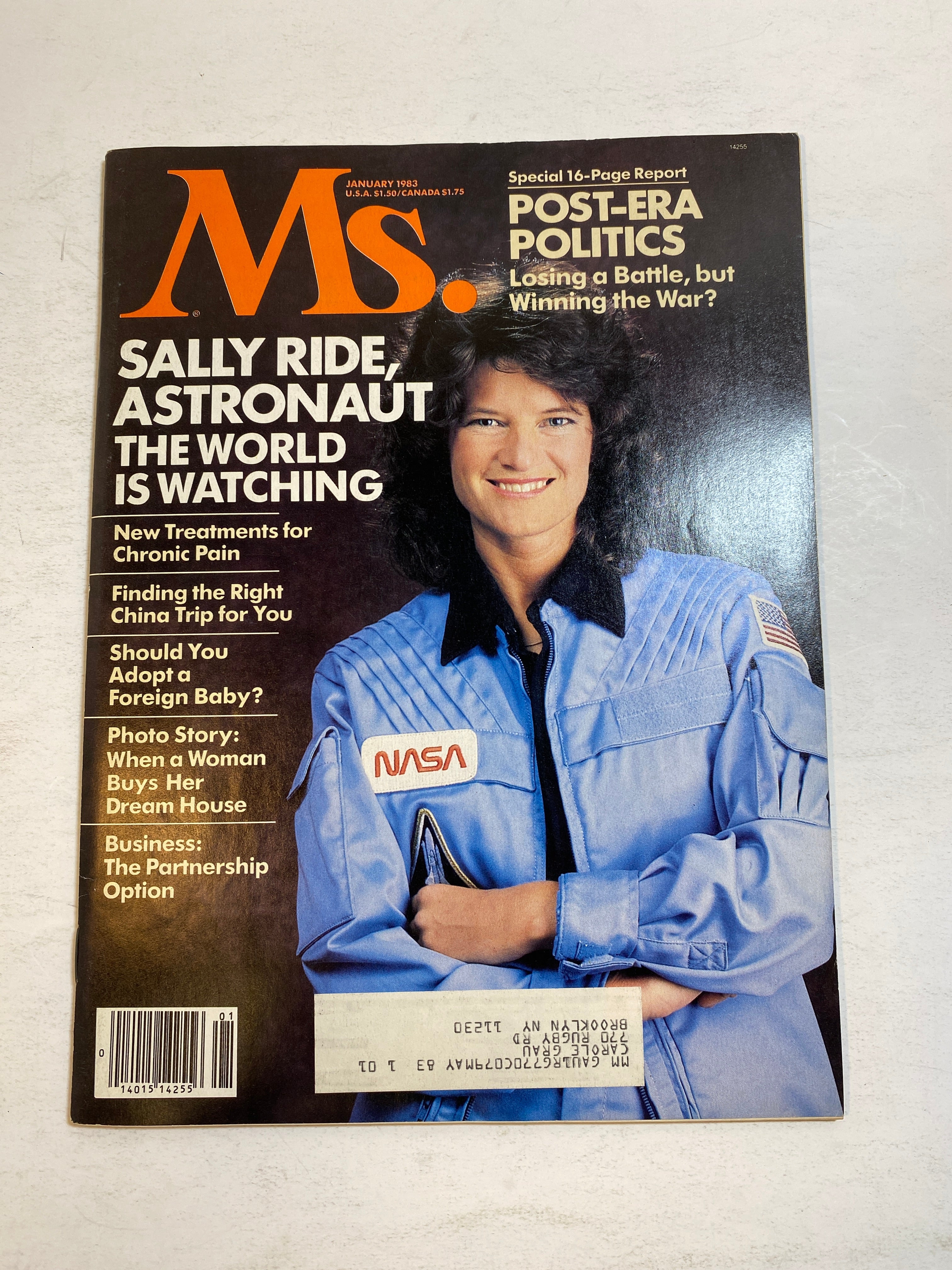 Ms. Magazine Vintage January 1983 Sally Ride