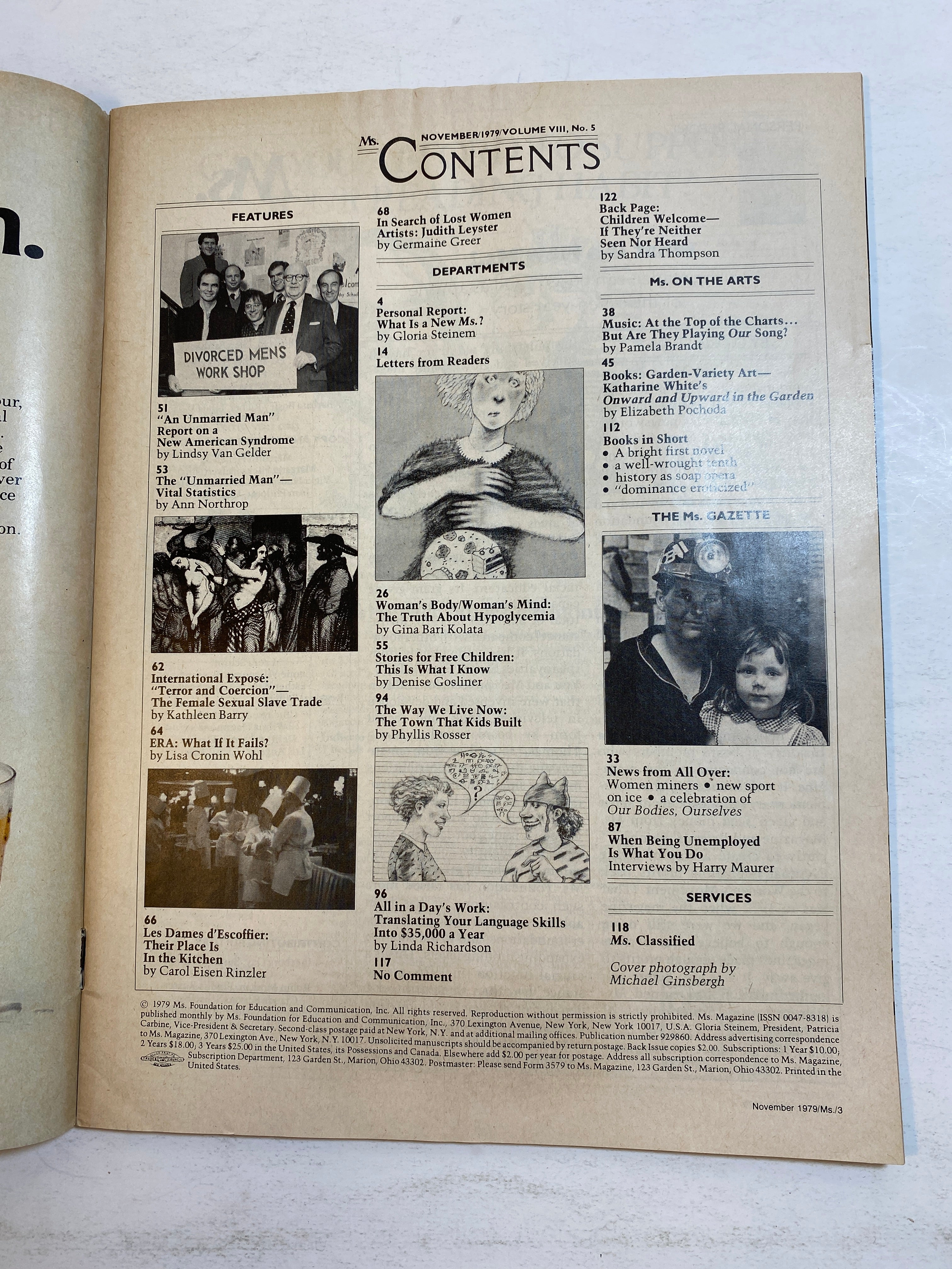 Ms. Magazine Vintage November 1979 Burt Reynolds