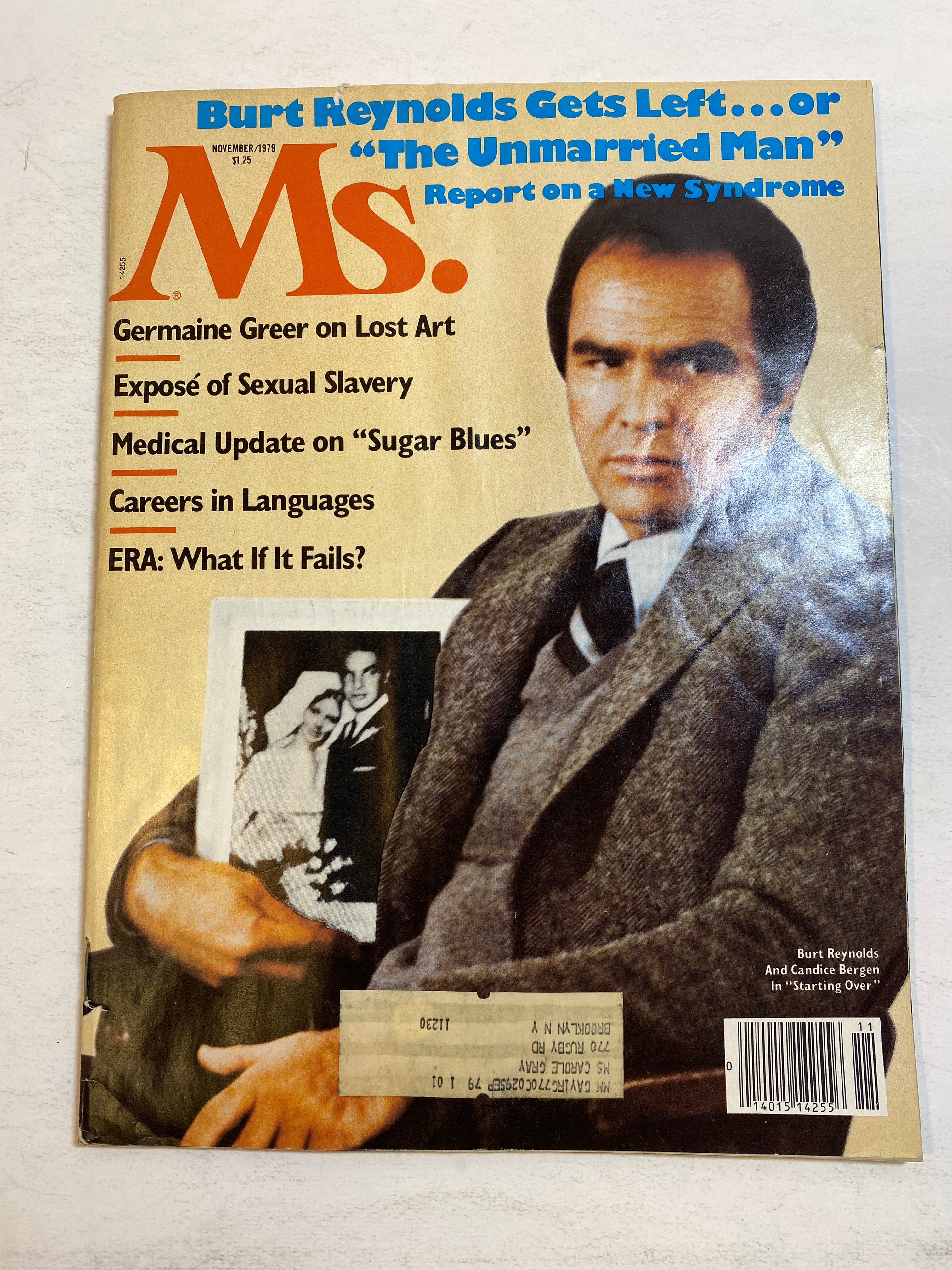 Ms. Magazine Vintage November 1979 Burt Reynolds
