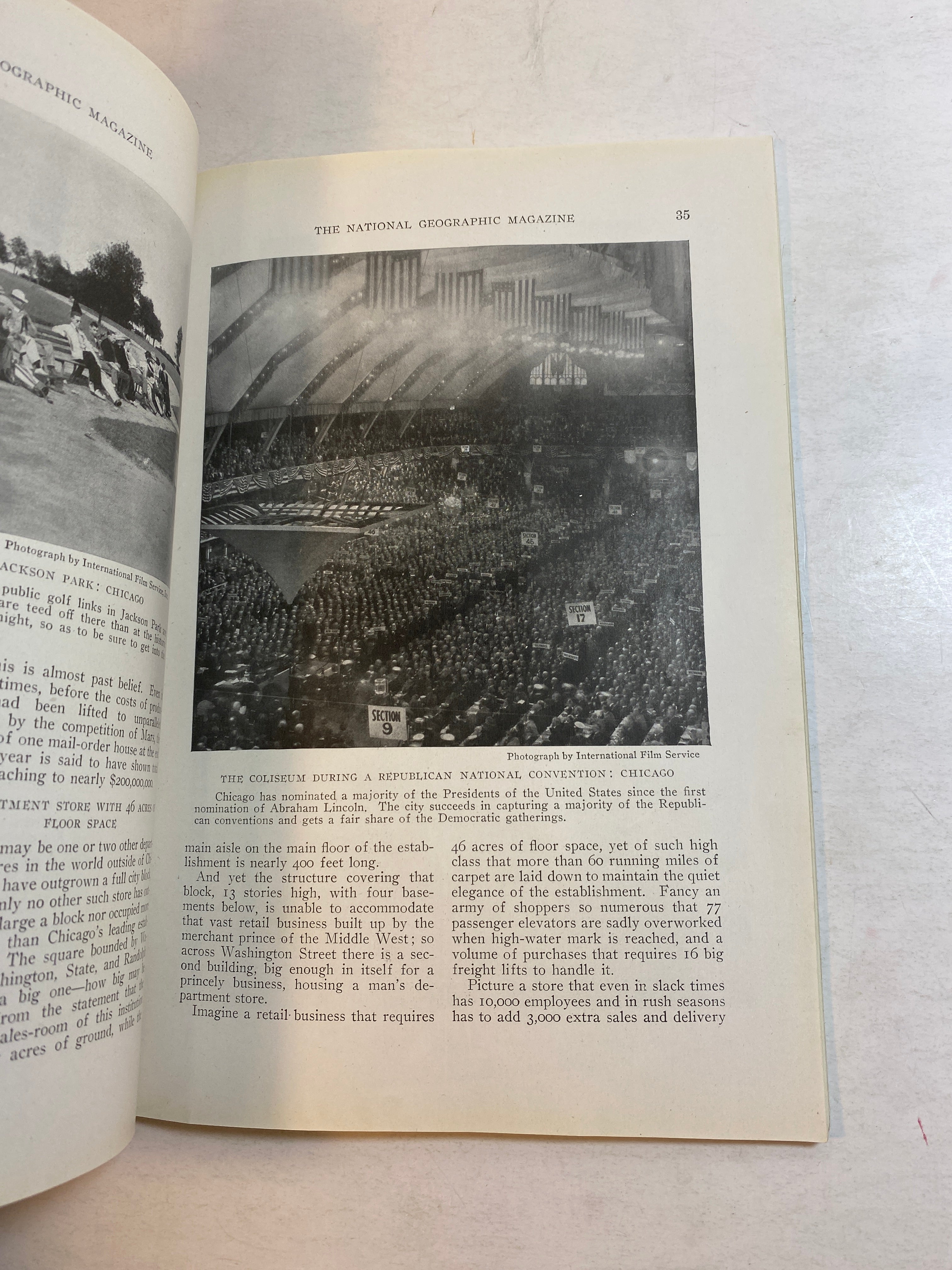 National Geographic Volume 35 Number 1 January 1919 Chicago