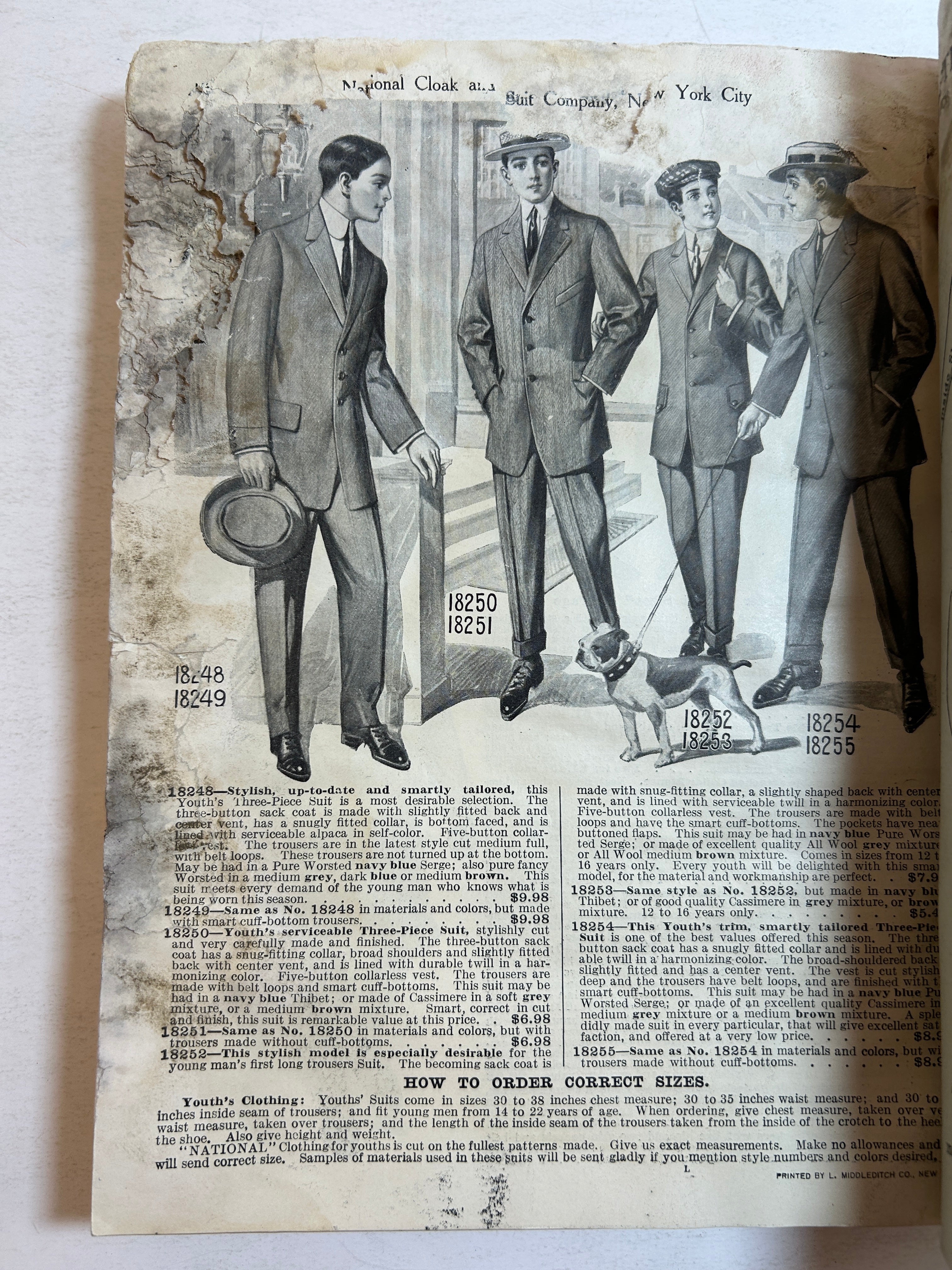 National Style Book Cloak and Suit Co 1911