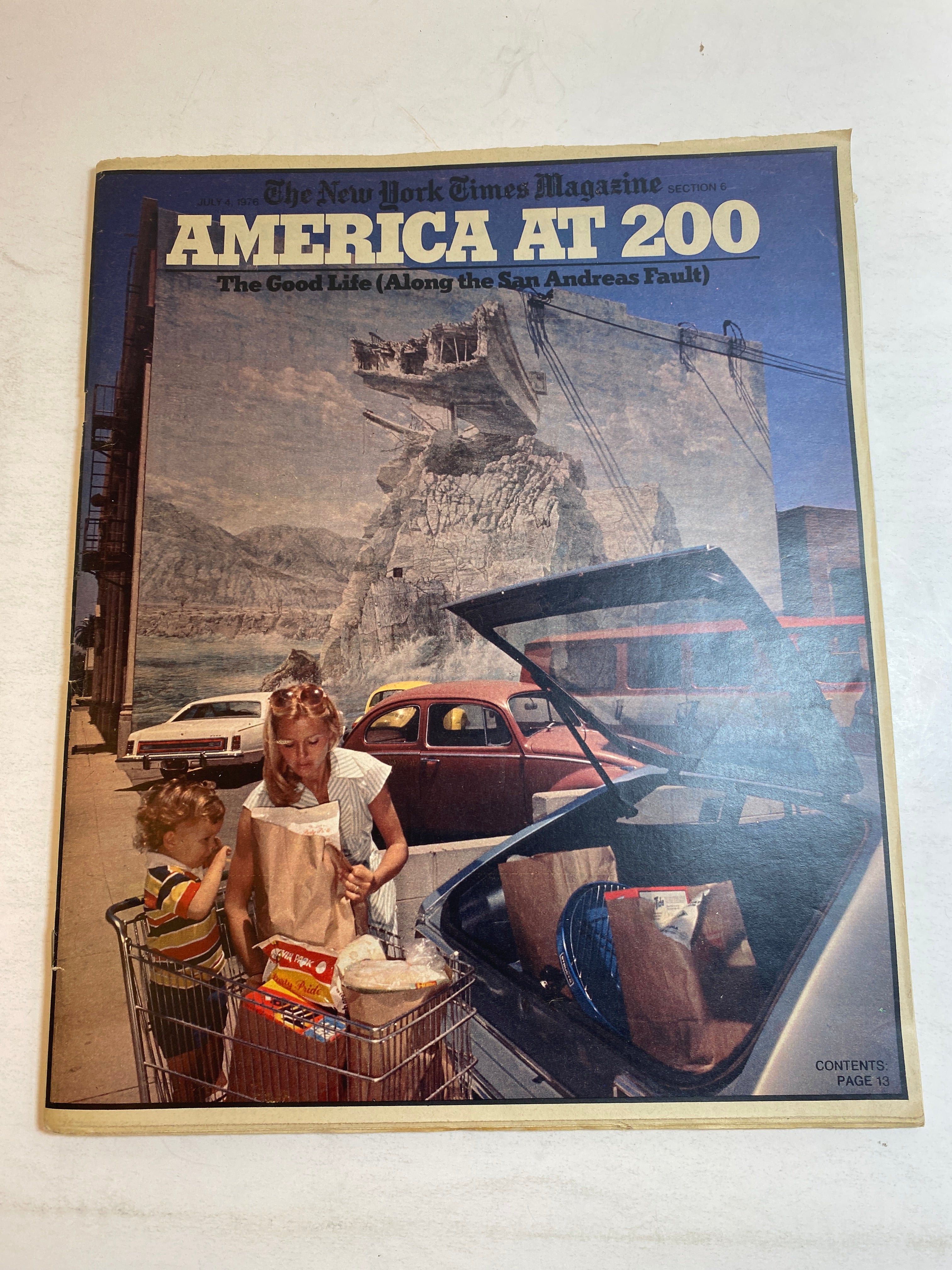 New York Times Magazine America at 200 July 4, 1976