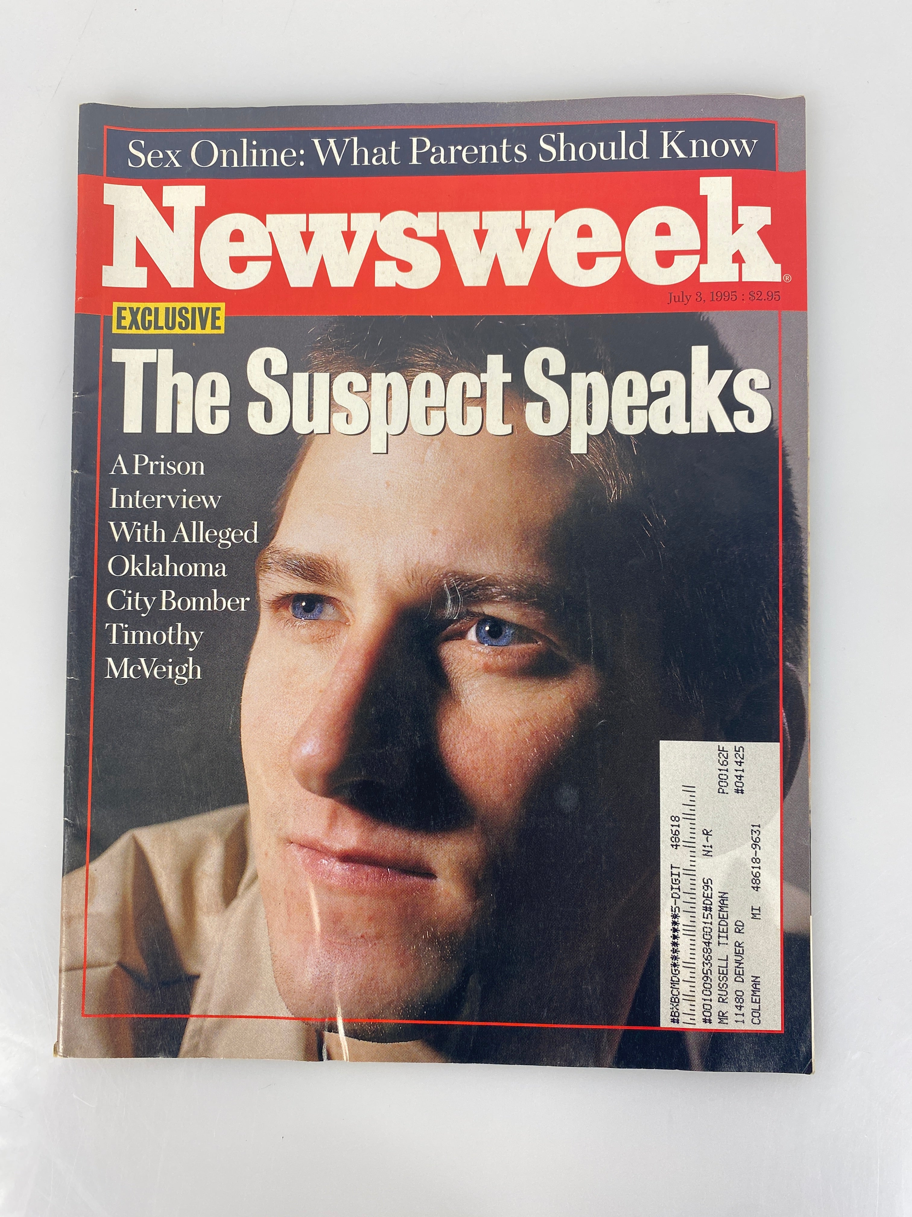 Newsweek April 19, 1995; July 3, 1995 Oklahoma City Bombing Issues