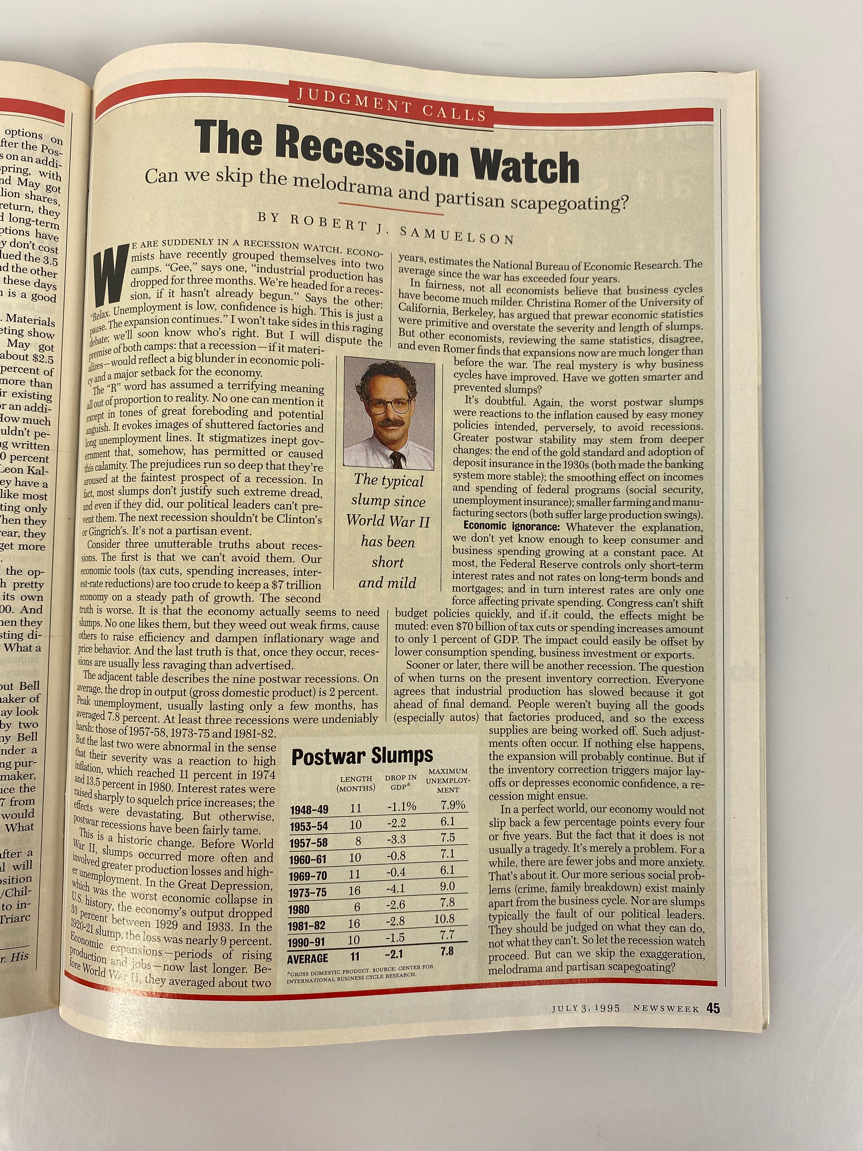 Newsweek April 19, 1995; July 3, 1995 Oklahoma City Bombing Issues