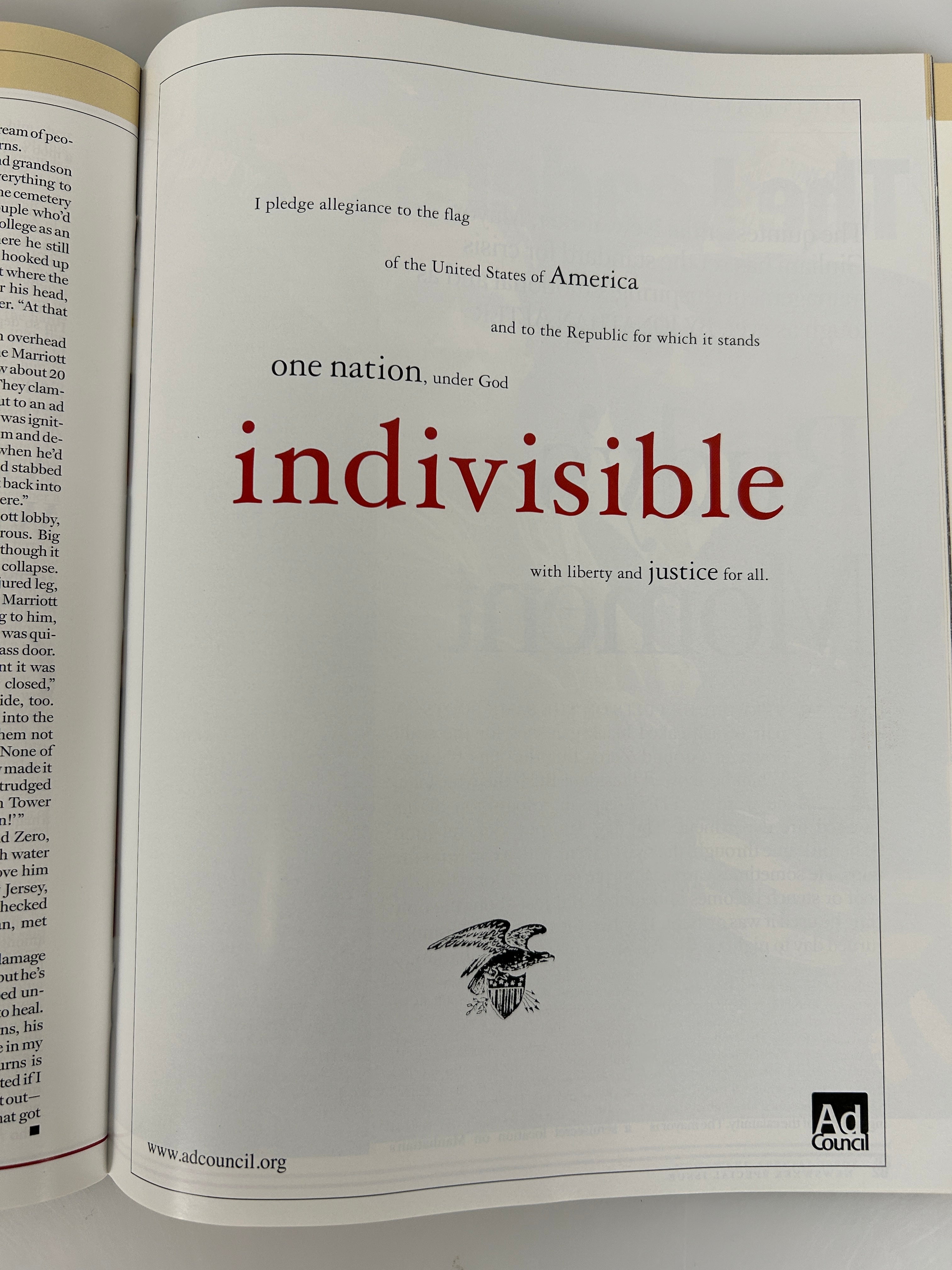 Newsweek Commemorative Issue The Spirit of America Fall 2001