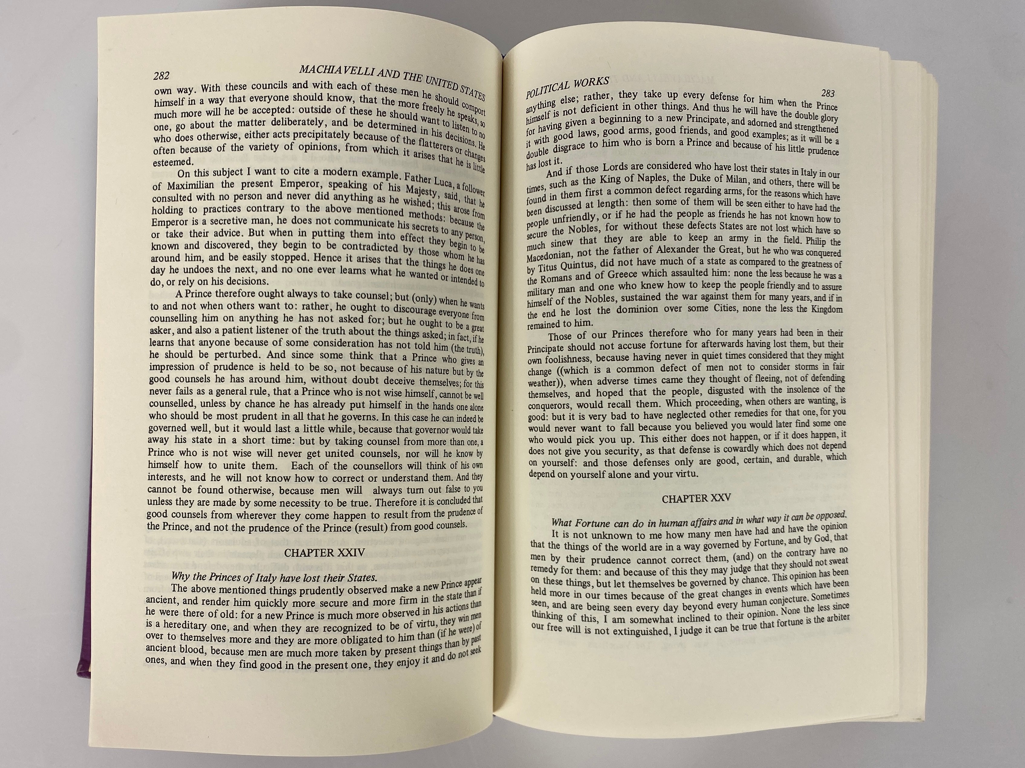 Niccolo Machiavelli and the USA by Anthony Pansini 1969 Ex-Library HC
