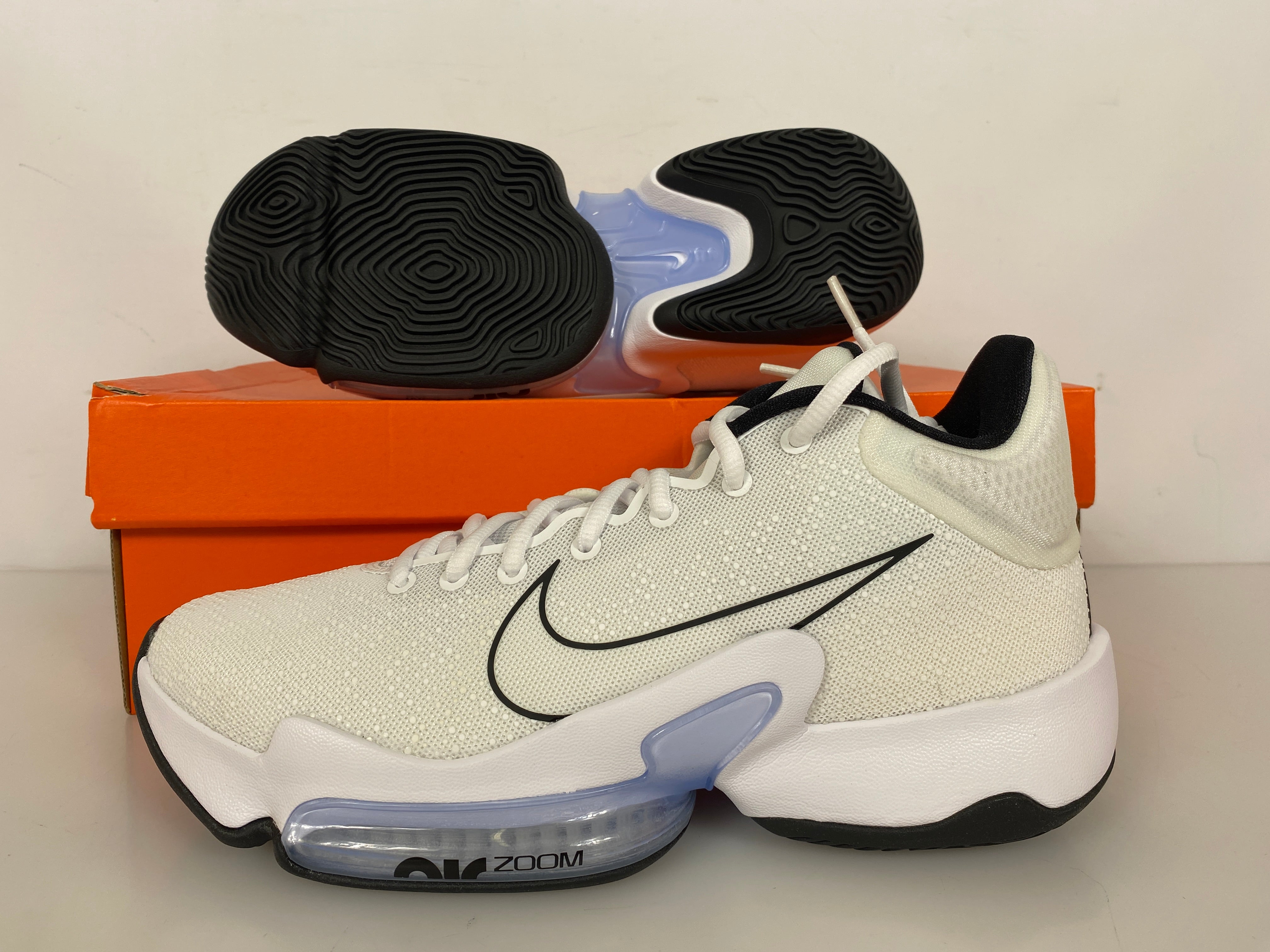 Nike White Zoom Rize 2 TB Promo Basketball Shoes Men's Size 12.5
