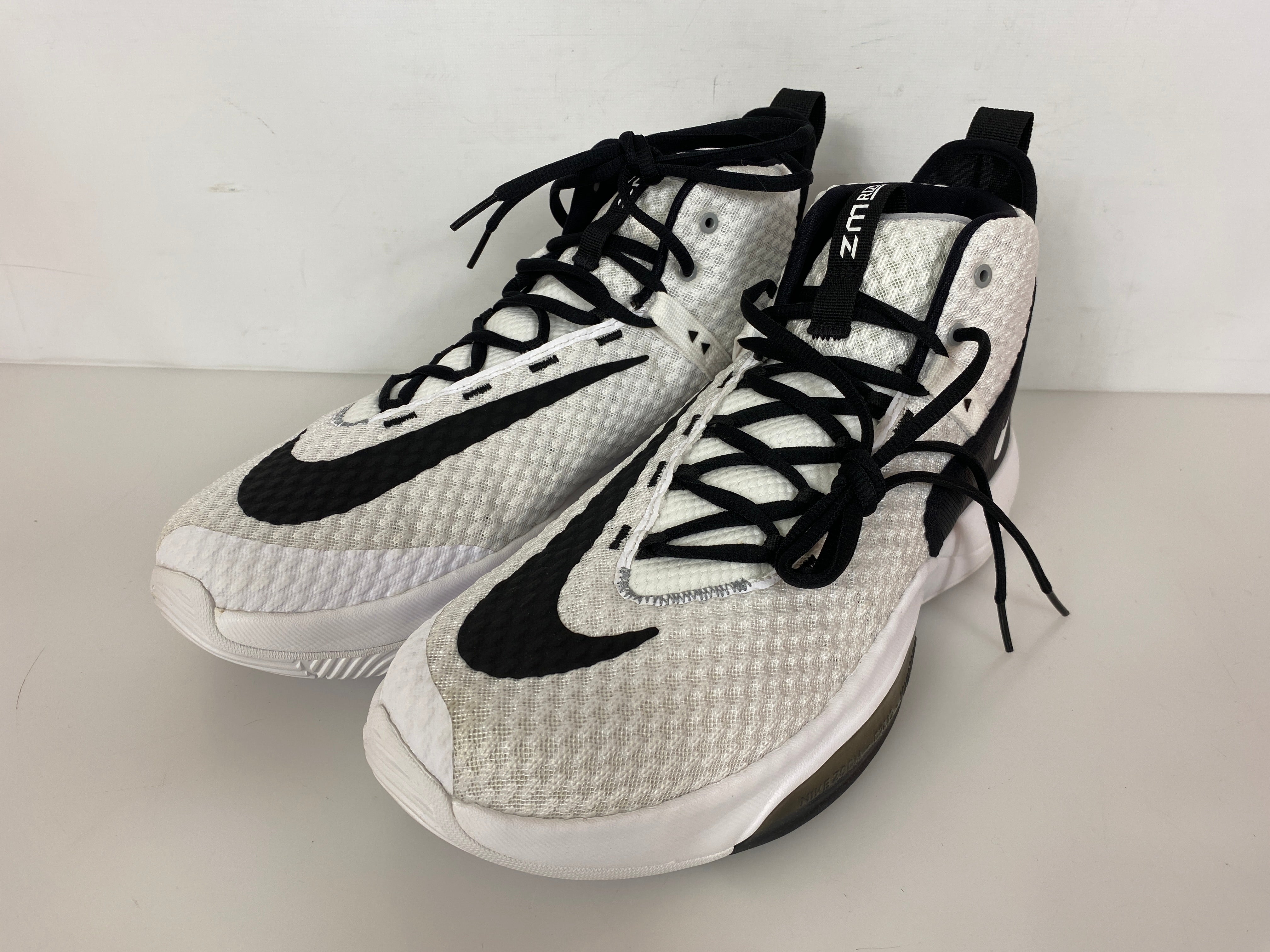 Nike White Zoom Rize TB Basketball Shoes Men's Size 13