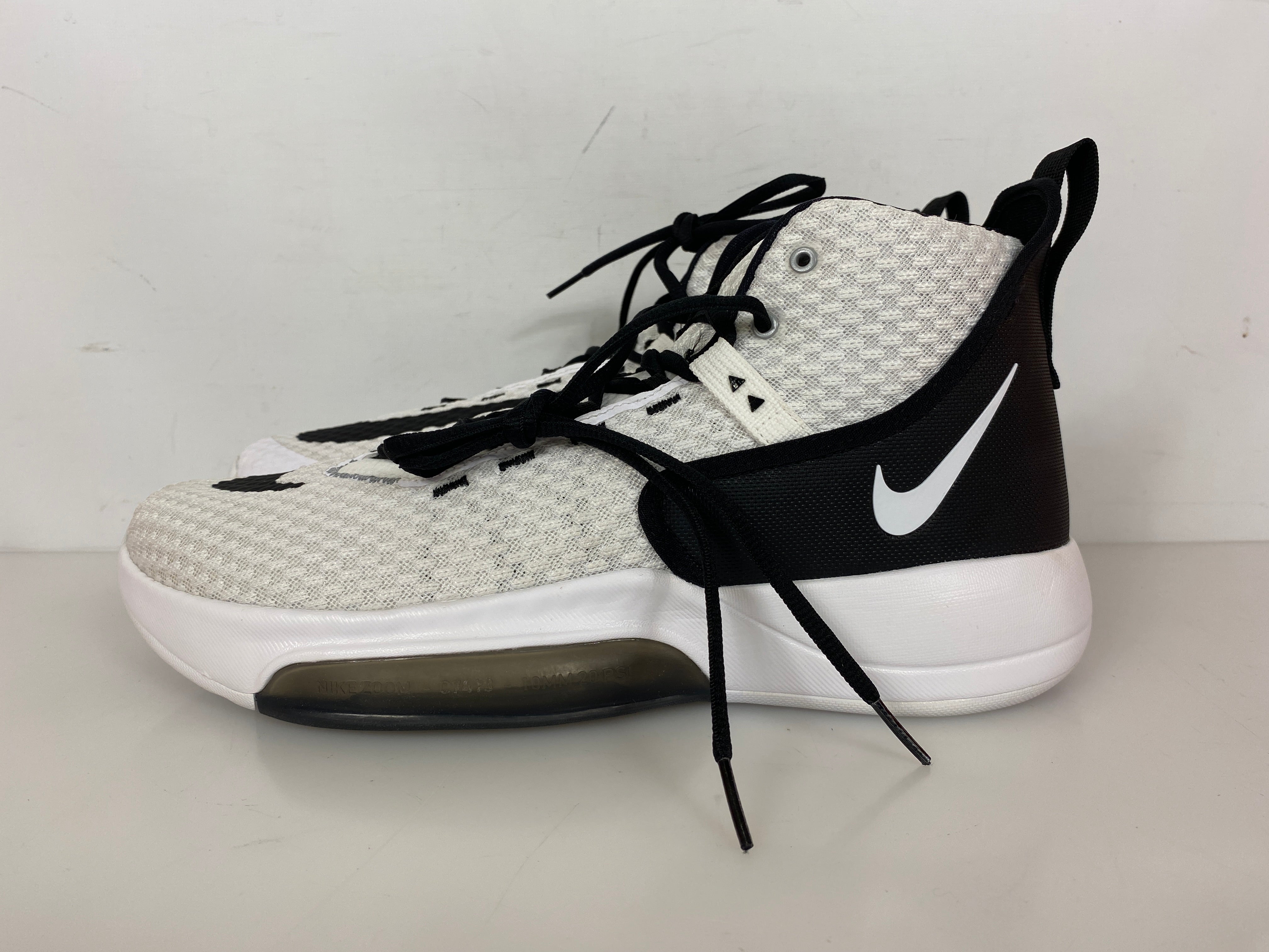 Nike White Zoom Rize TB Basketball Shoes Men's Size 13