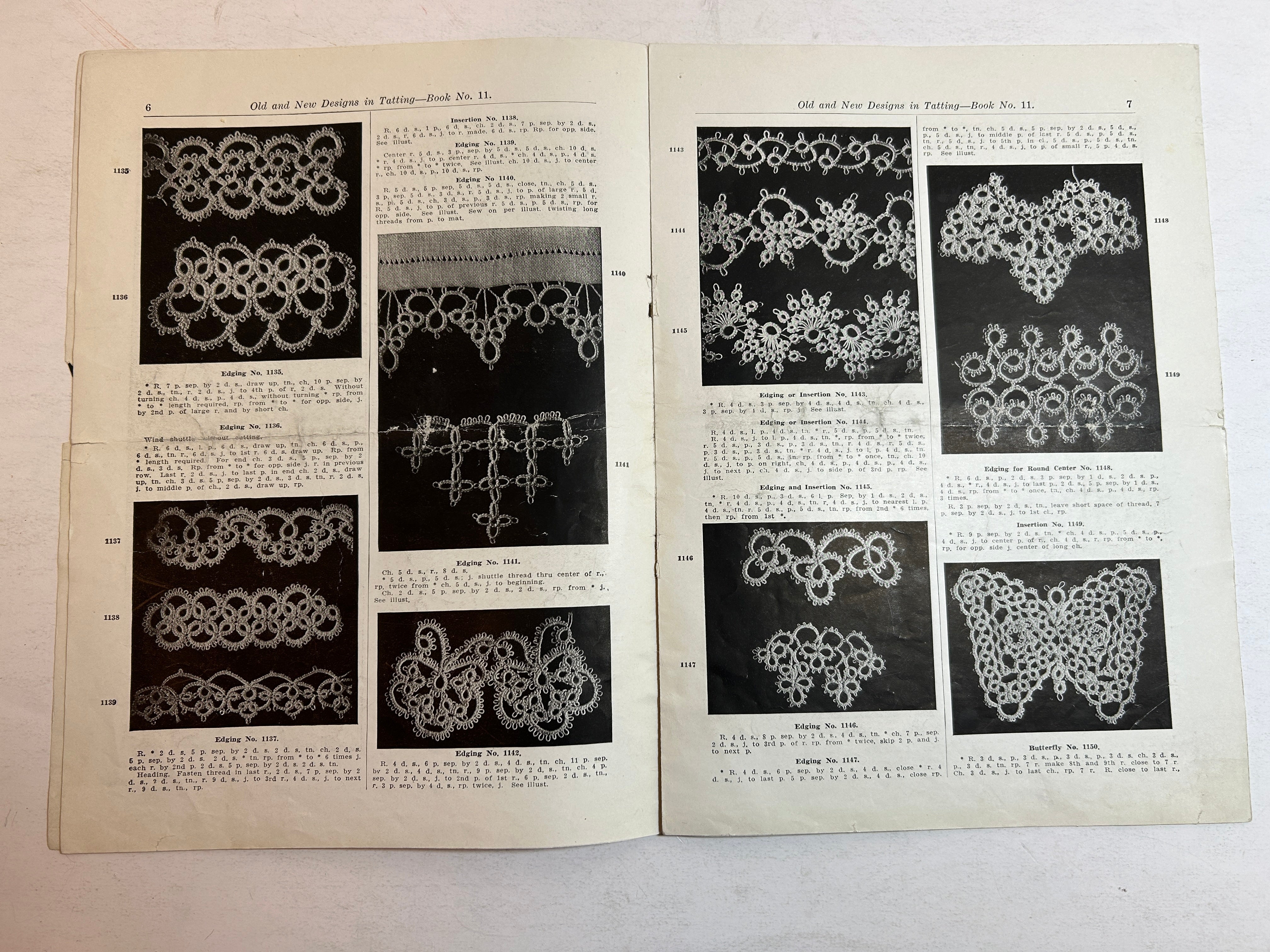Old and New Designs in Tatting by Sophie T LaCroix Book No. 11