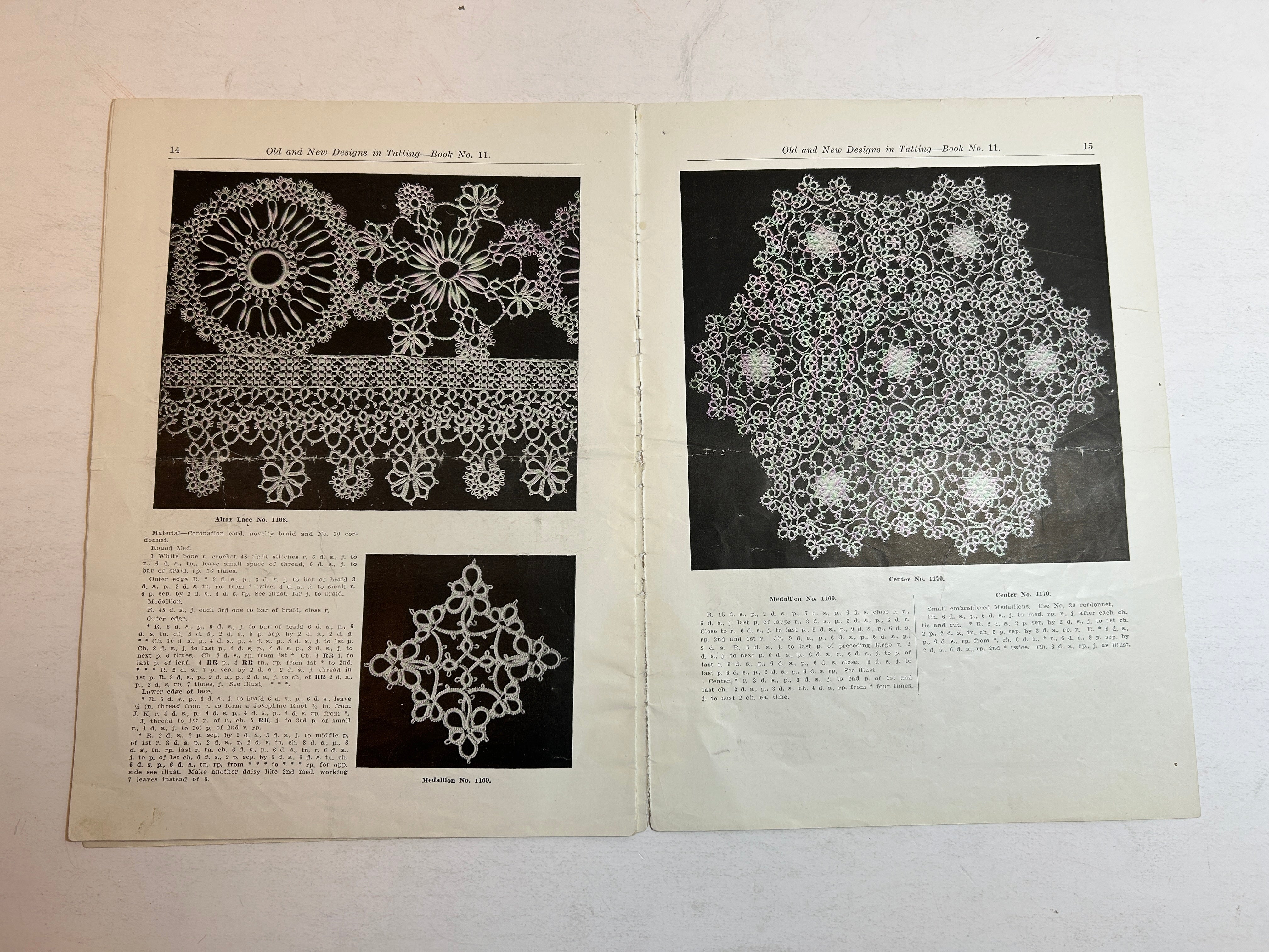 Old and New Designs in Tatting by Sophie T LaCroix Book No. 11