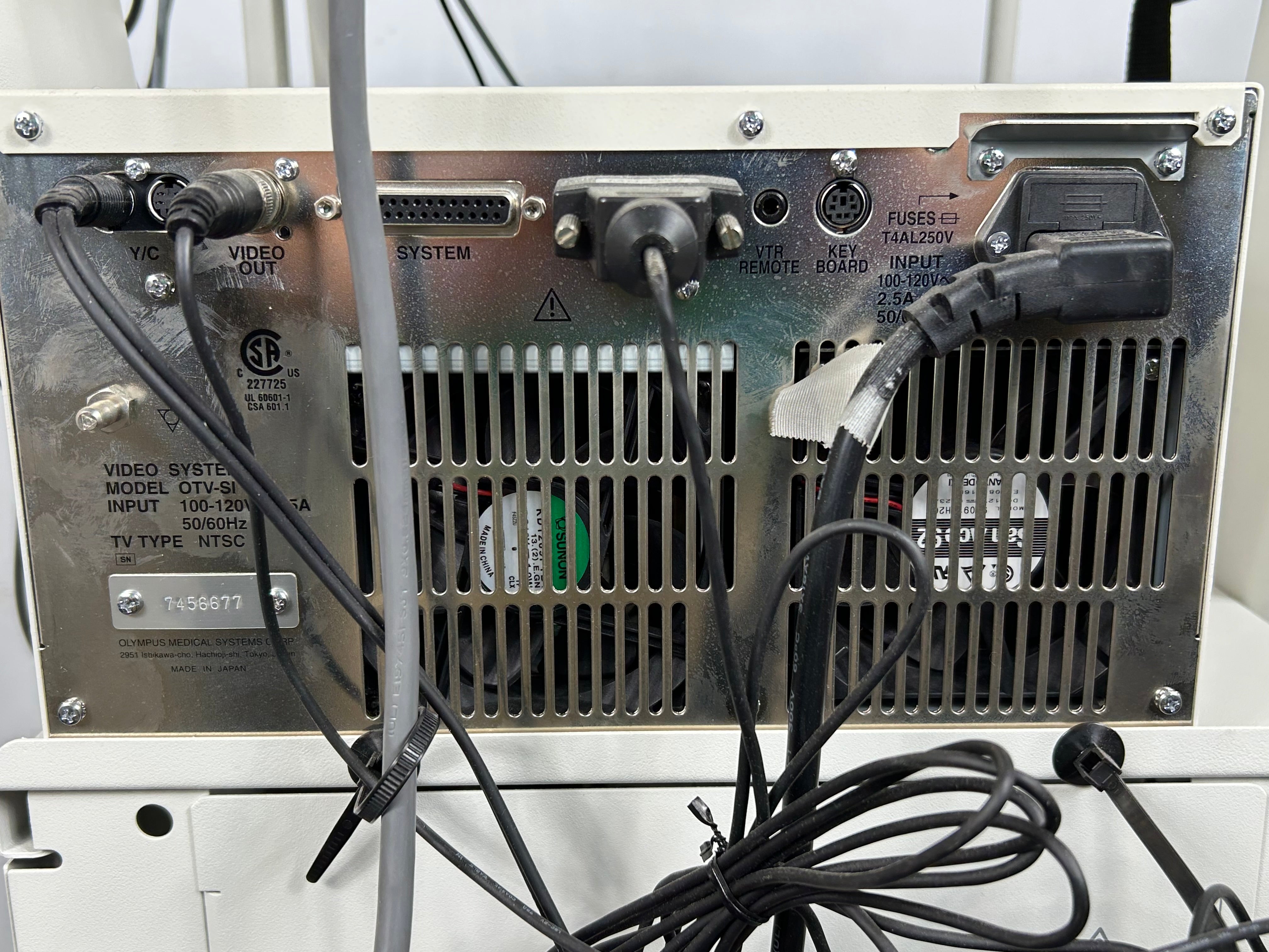 Olympus Endoscopic Camera with Olympus OTV-SI Digital Processor, Light, Printer with Caddy and Accessories