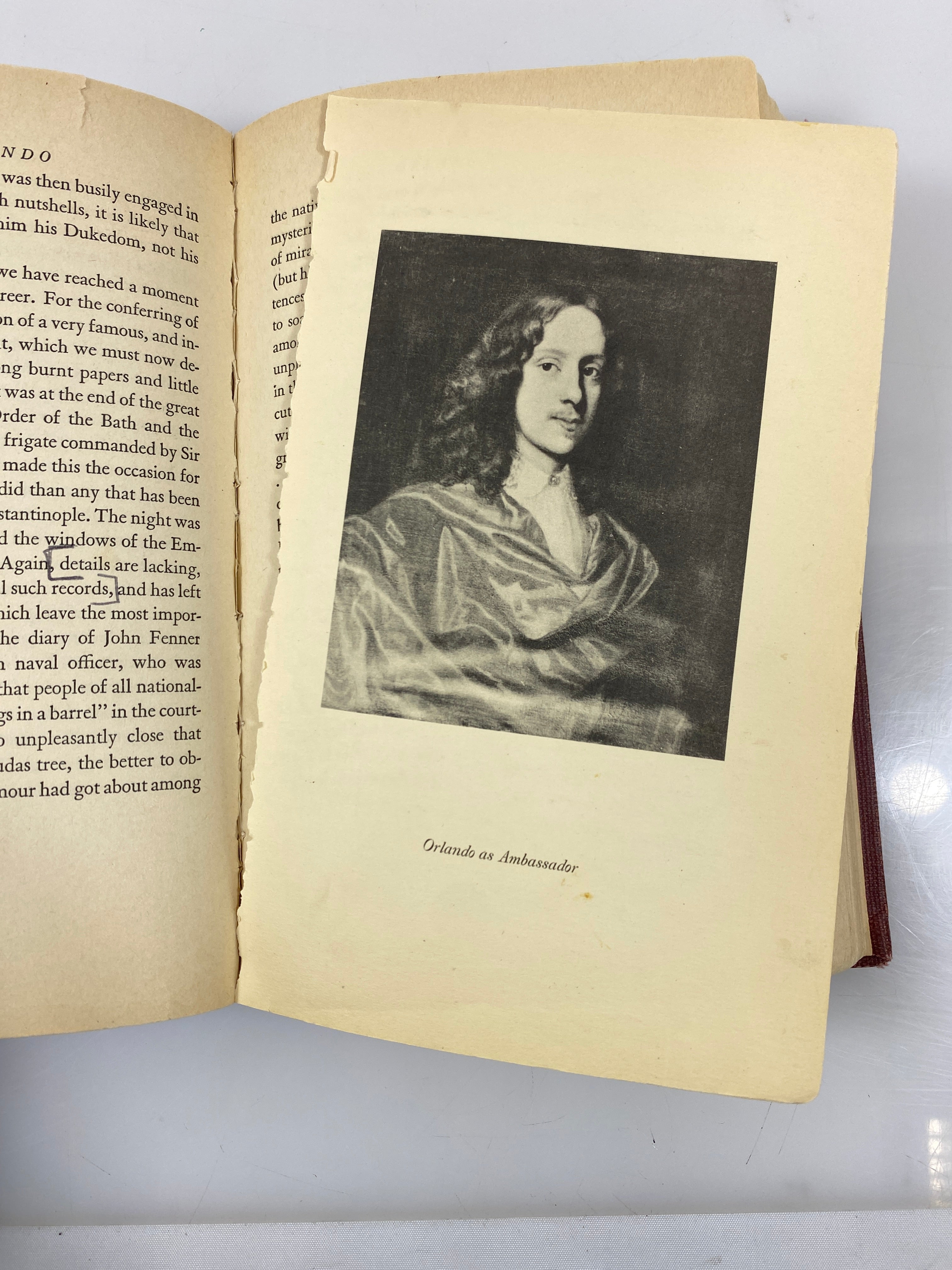 Orlando A Biography by Virginia Woolf 1928 First Edition Library Binding HC