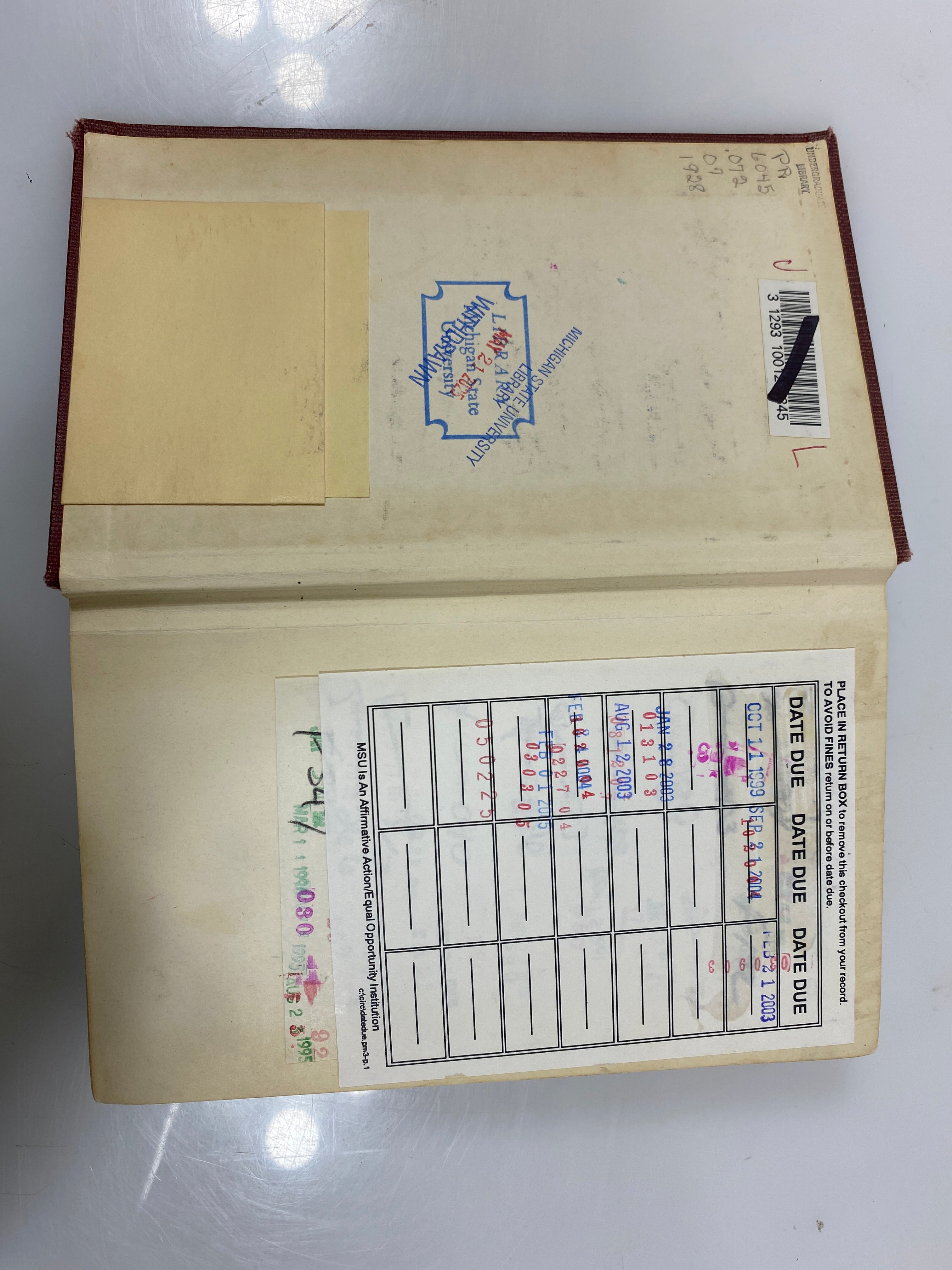 Orlando A Biography by Virginia Woolf 1928 First Edition Library Binding HC