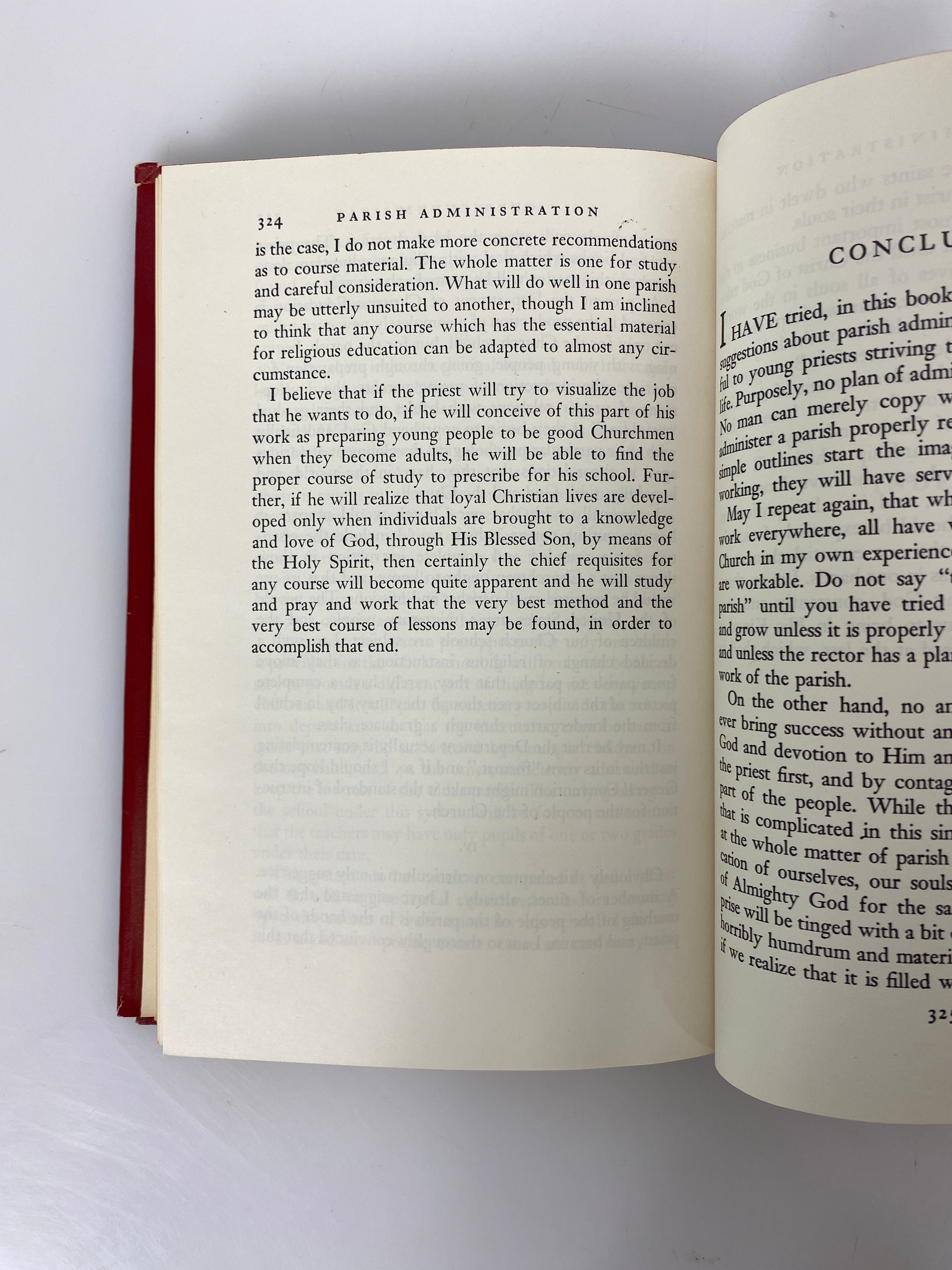 Parish Administration by Don Frank Fenn 1951 Rare Vintage HC DJ