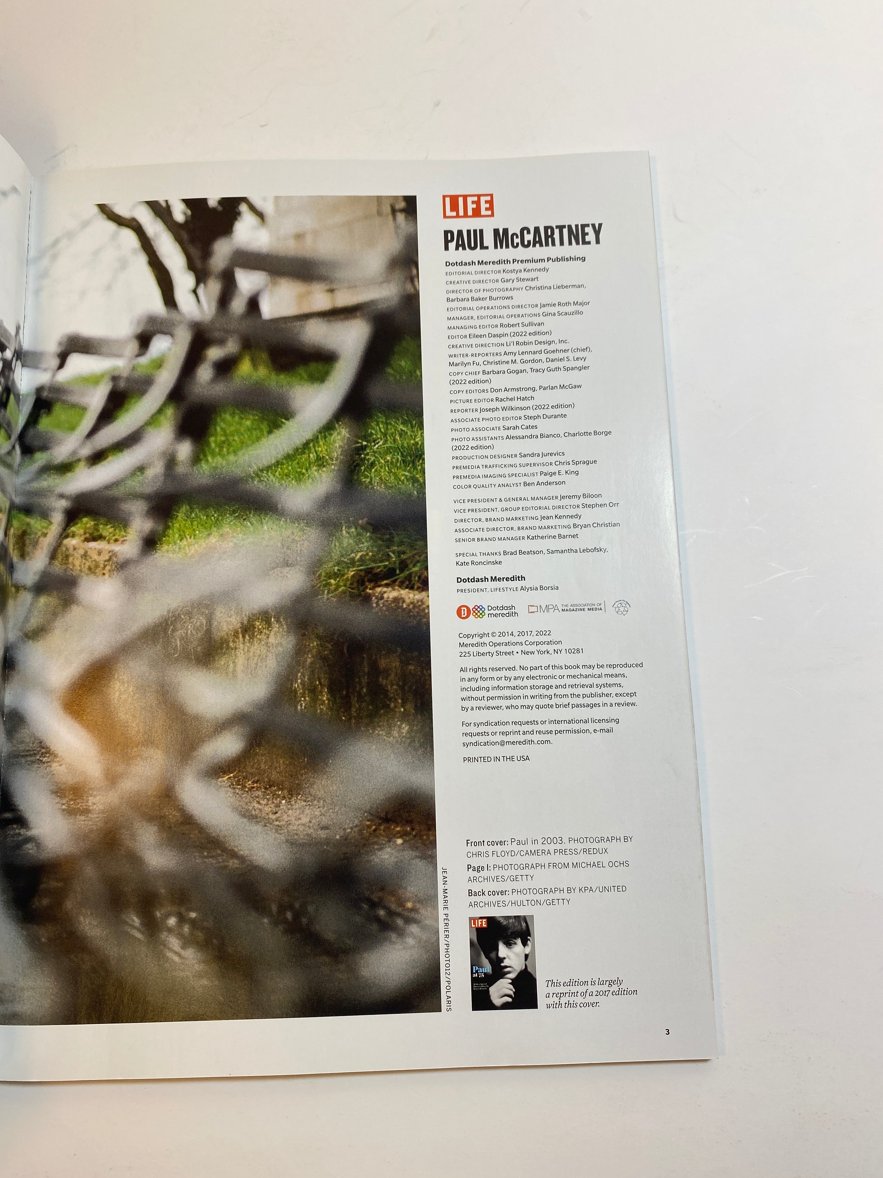 Paul McCartney A Beatle at 80 Life Magazine Special 2022