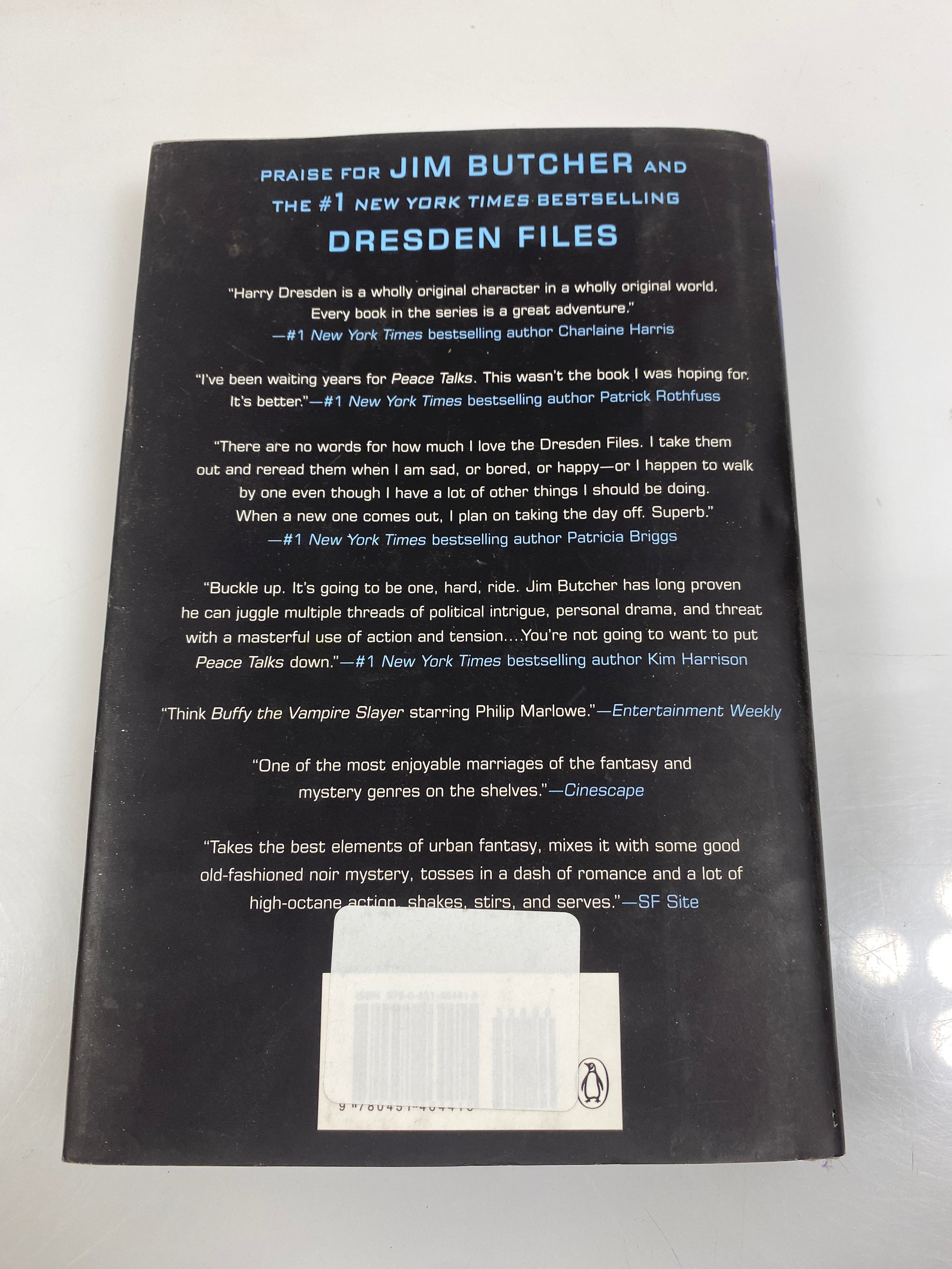 Peace Talks Dresden Files Jim Butcher HCDJ 2020