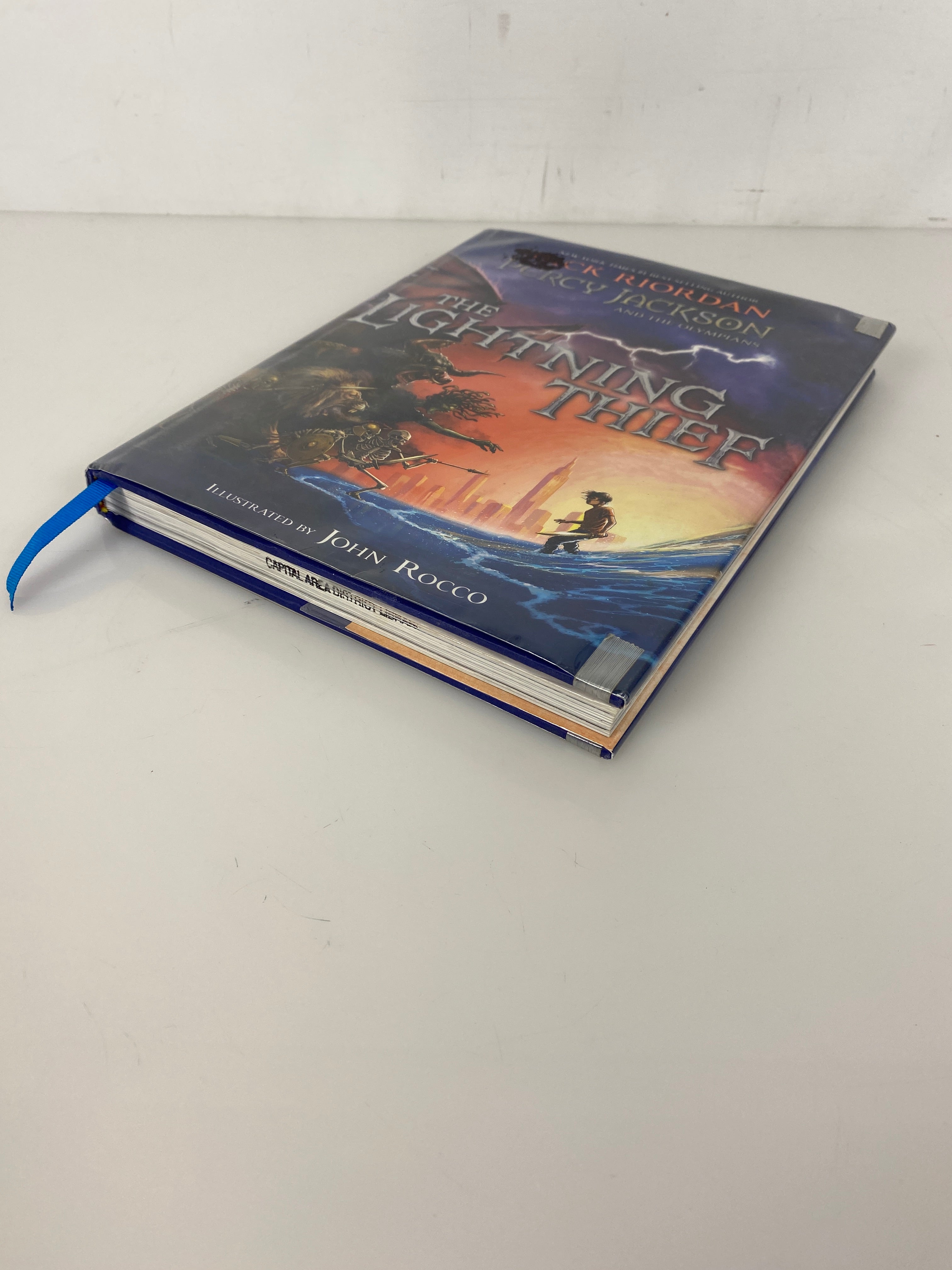 Percy Jackson Lightning Thief Illustrated Rick Riordan 2018 HCDJ