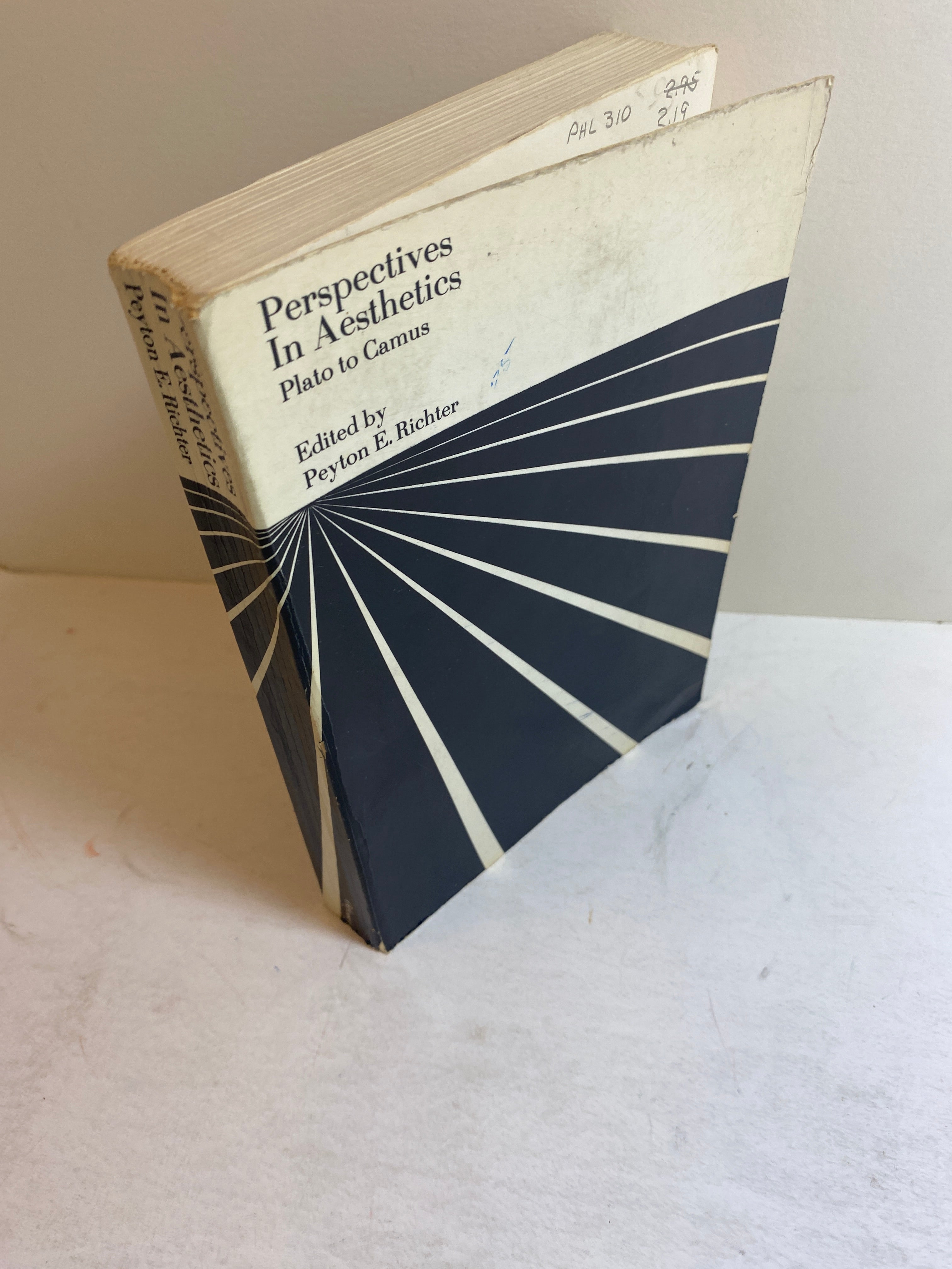 Perspectives in Aesthetics Plato to Camus 1967