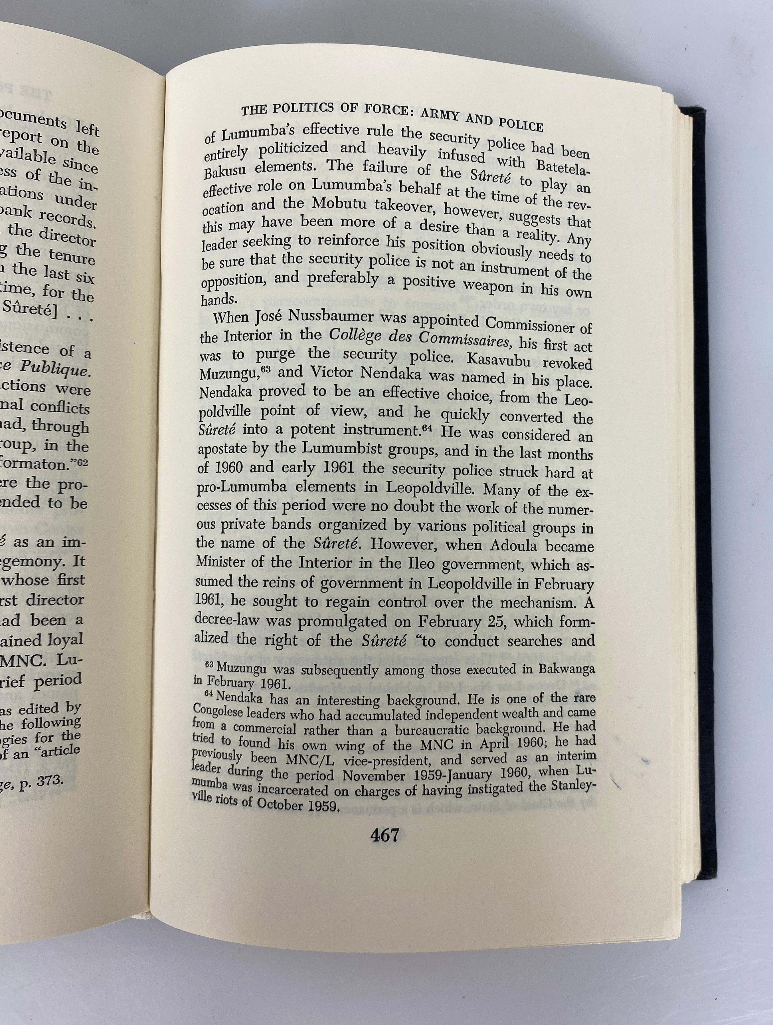 Politics in the Congo by Crawford Young 1965 Ex-Library HC