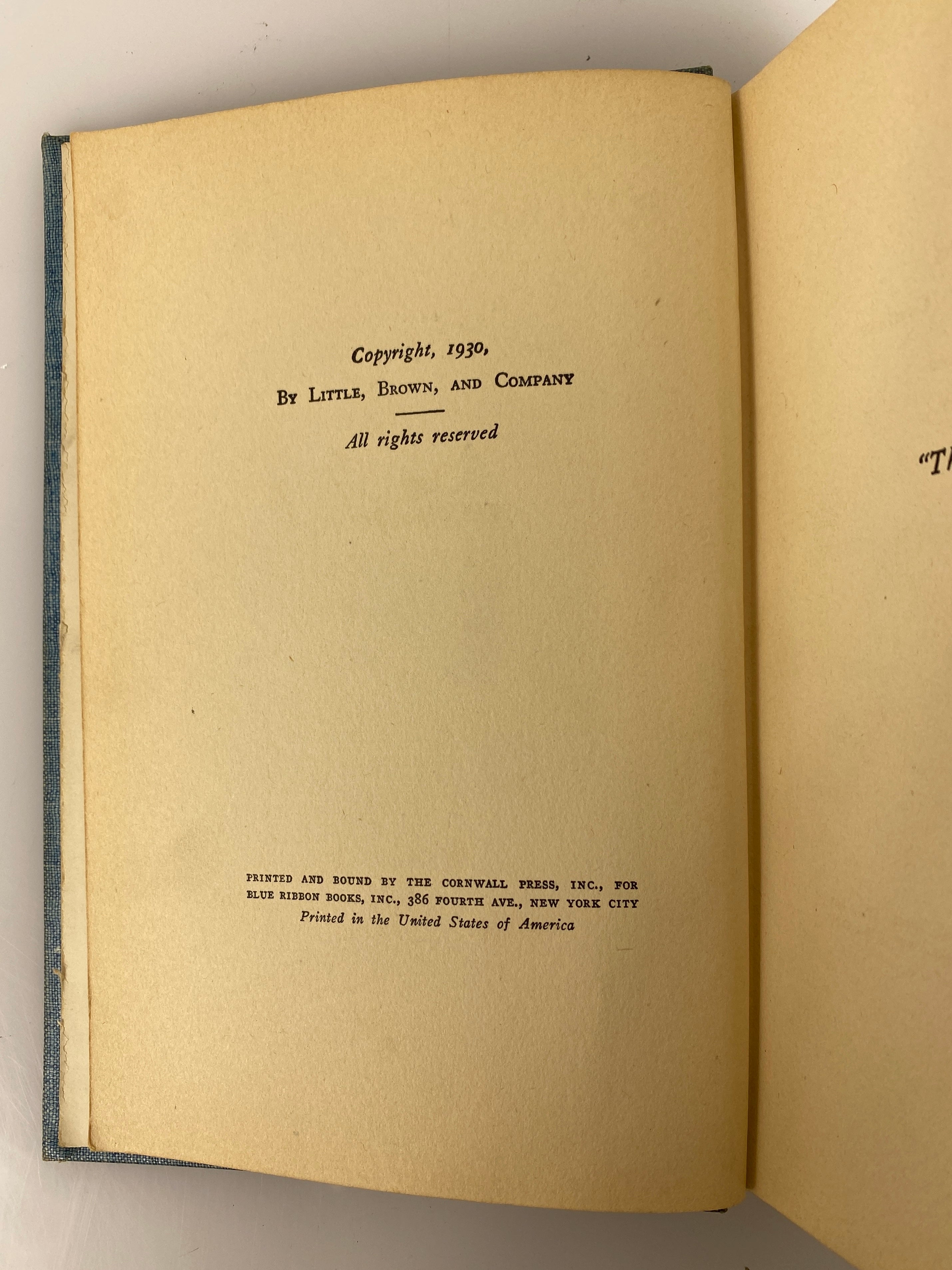 Portrait of a Dog by Mazo De La Roche 1930 Vintage HC