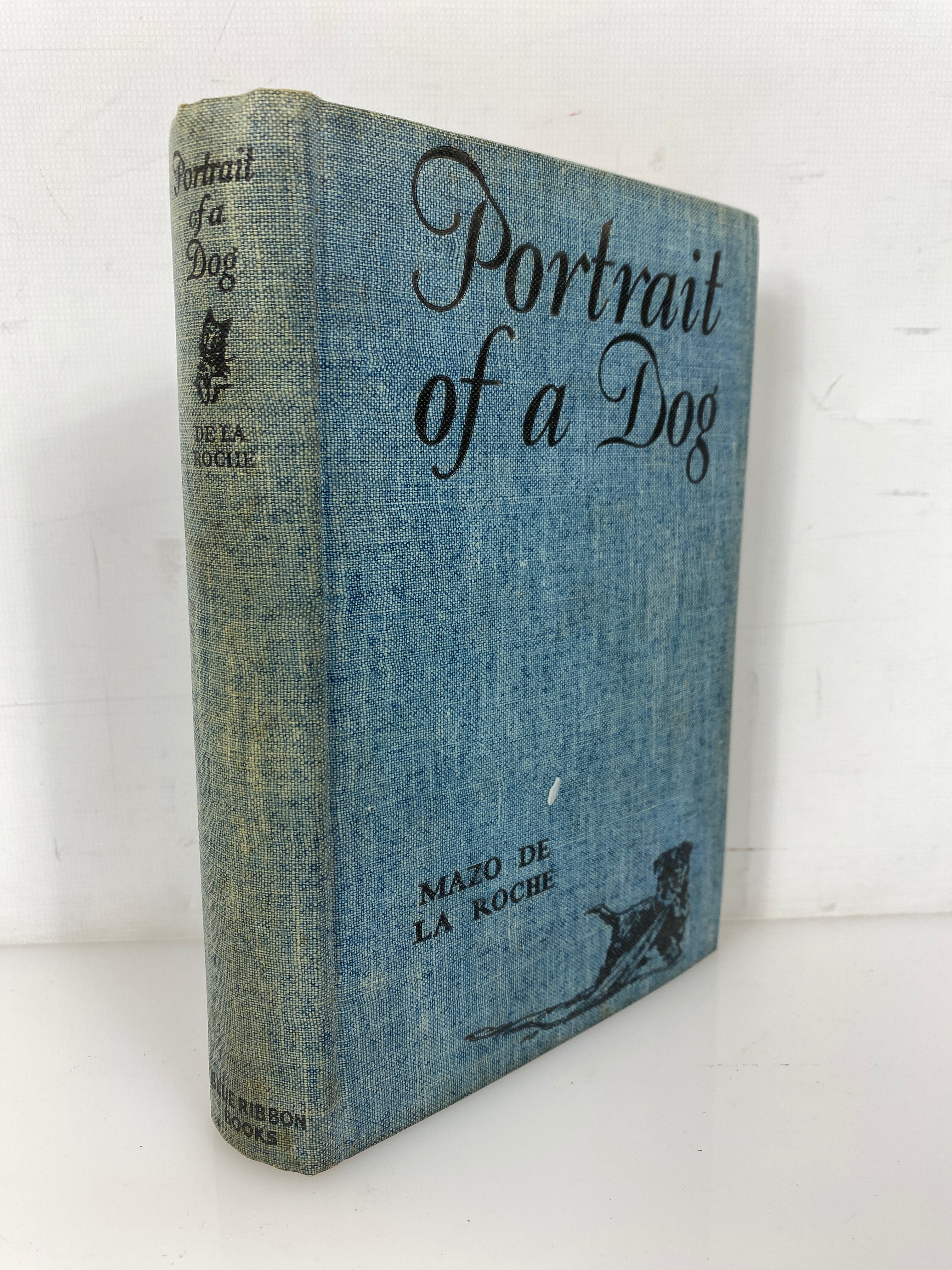 Portrait of a Dog by Mazo De La Roche 1930 Vintage HC