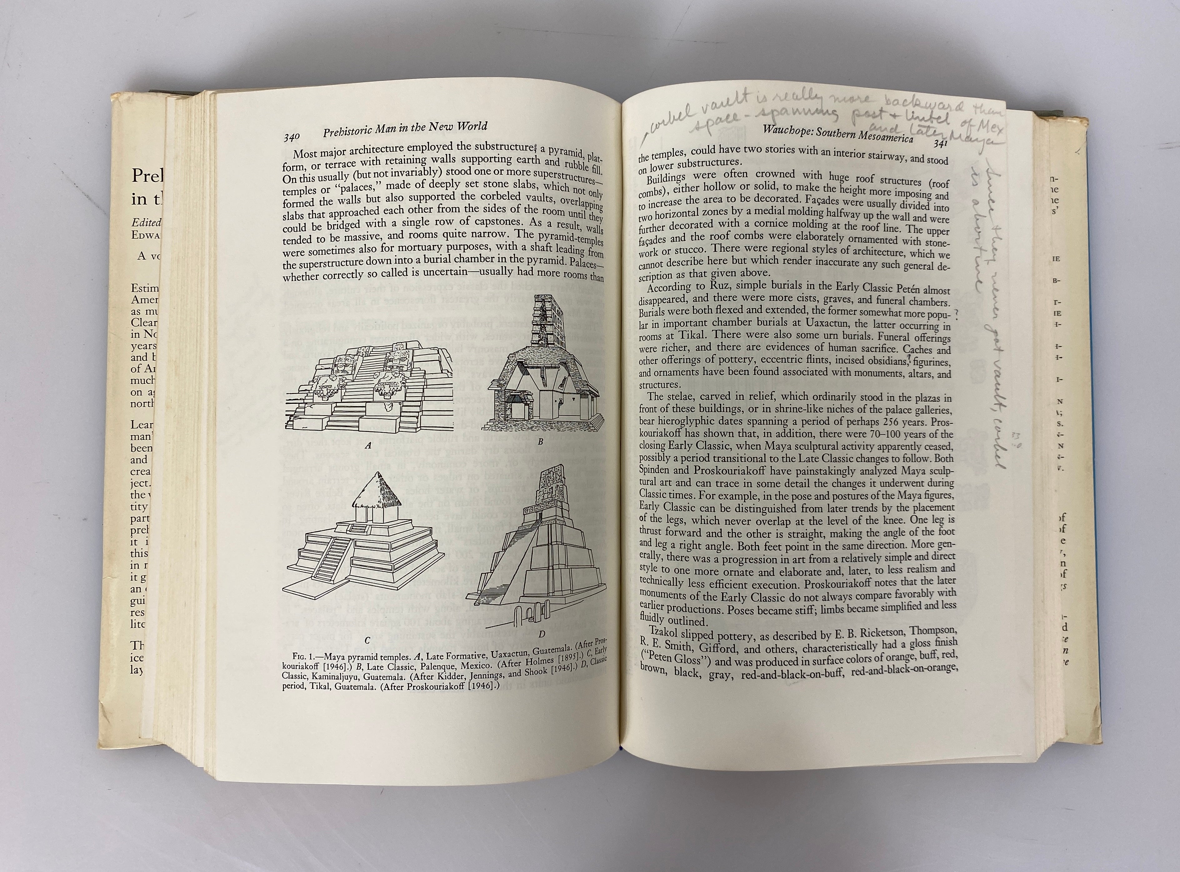 Prehistoric Man in the New World by Jennings/Norbeck 1964 HC DJ