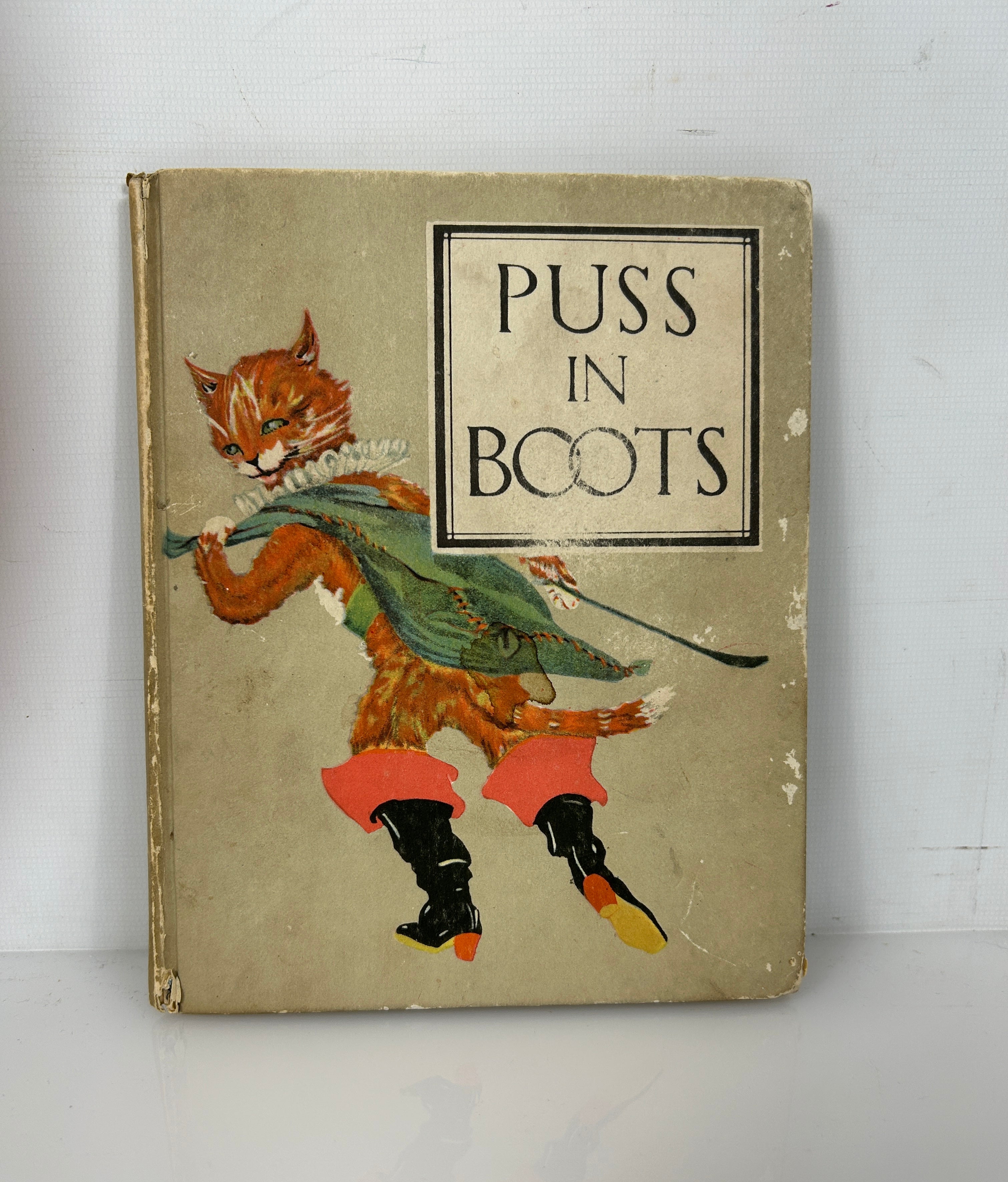 Puss In Boots Illustrated Julia Daniels 1920 1st Ed