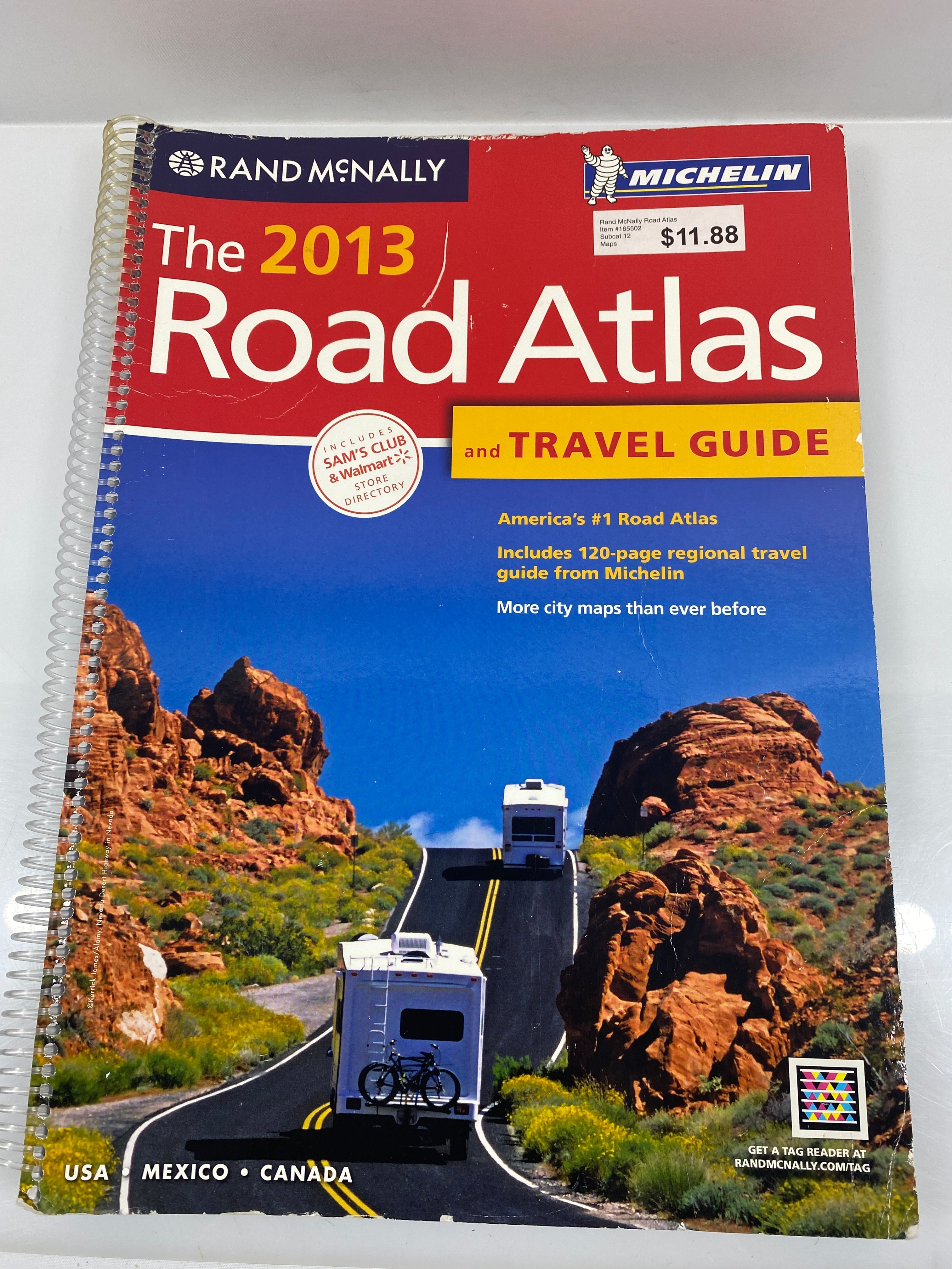 Rand McNally 2013 Travel Atlas US/Mexico/Canada SC