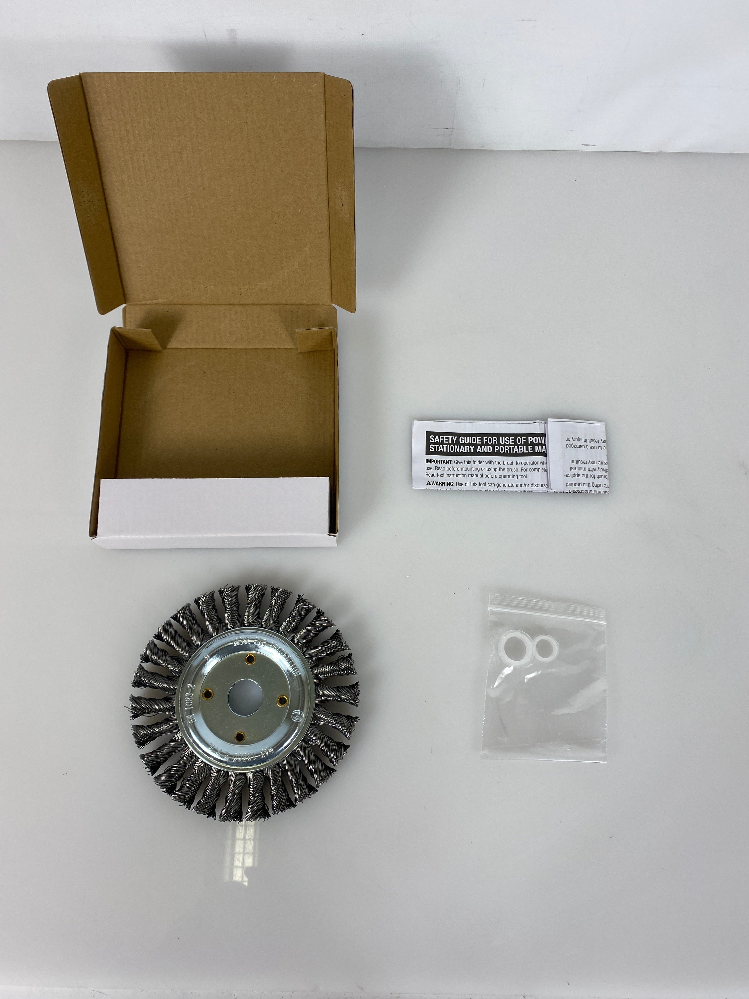 Random Products Inc Wire Brush Wheel 6" Diameter