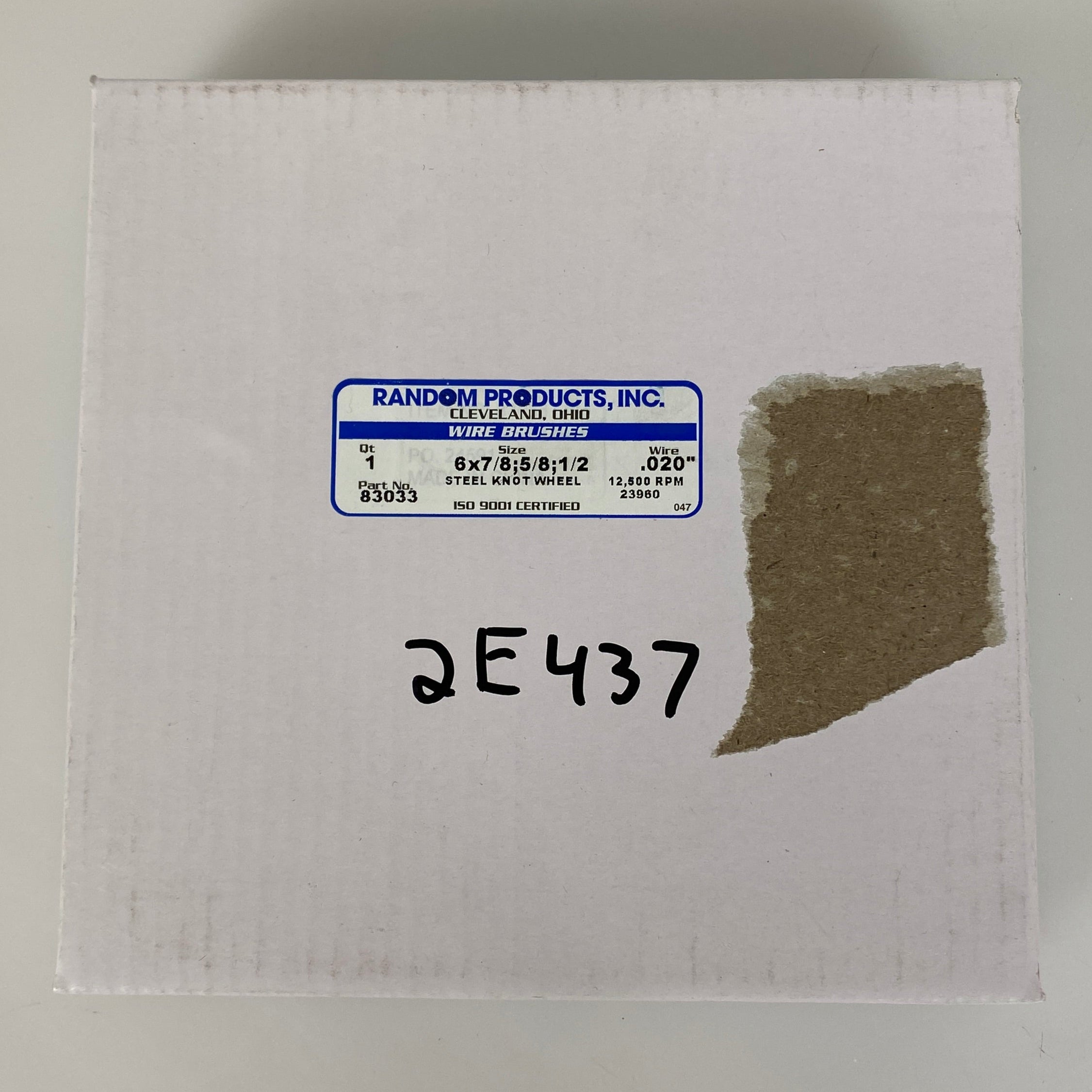 Random Products Inc Wire Brush Wheel 6" Diameter