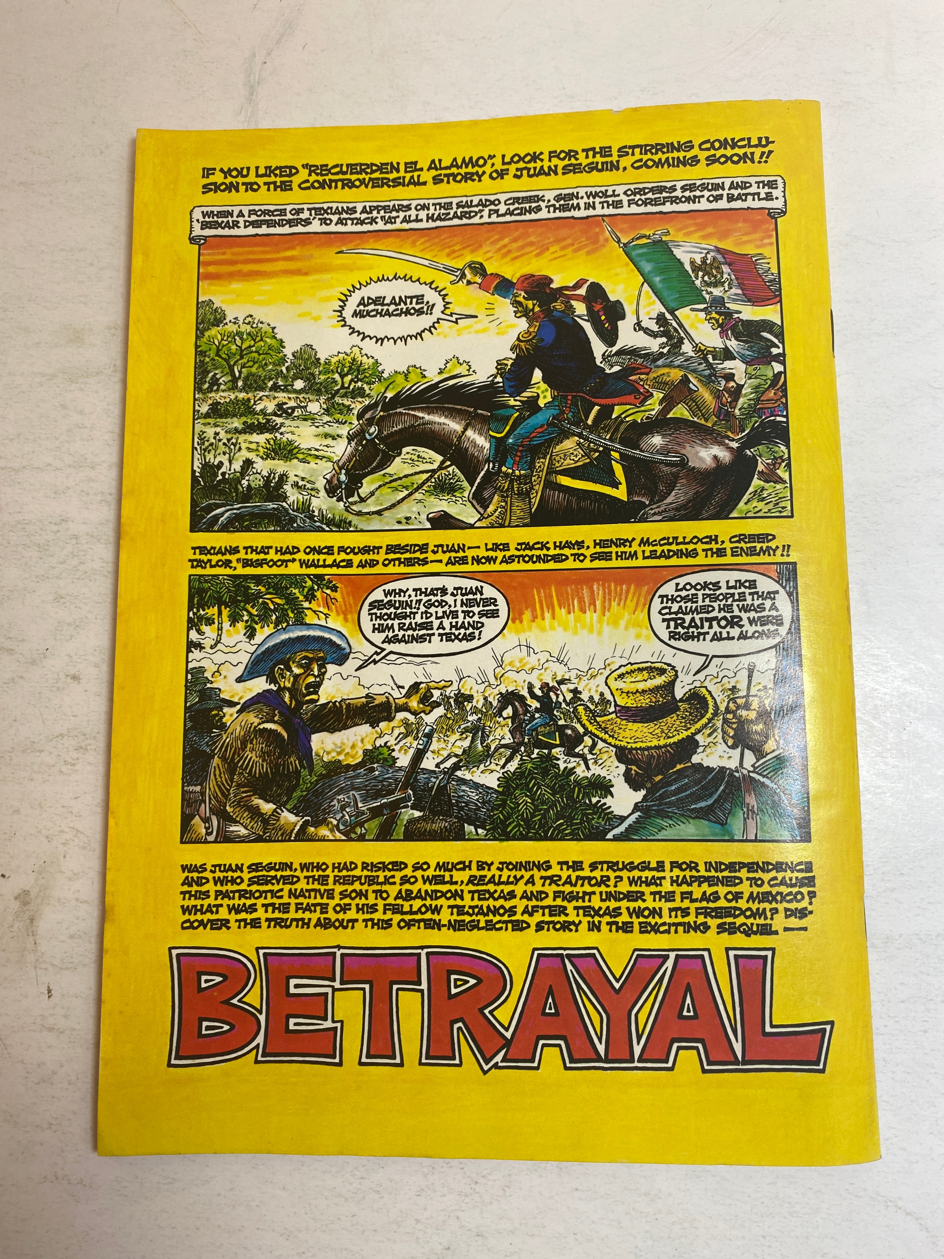 Recuerdo El Alamo Last Gasp 1979 Comic