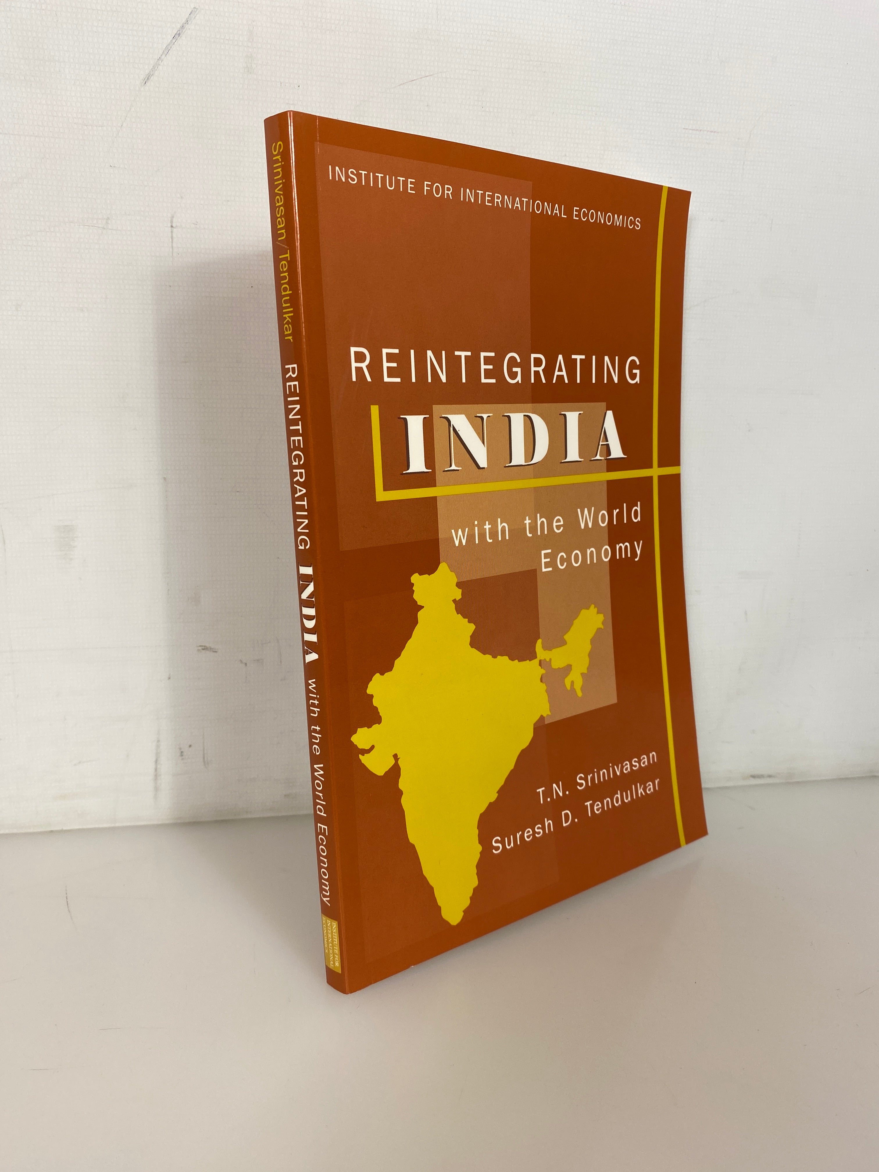 Reintegrating India w the World Economy by T.N. Srinivasan Signed 2003 SC