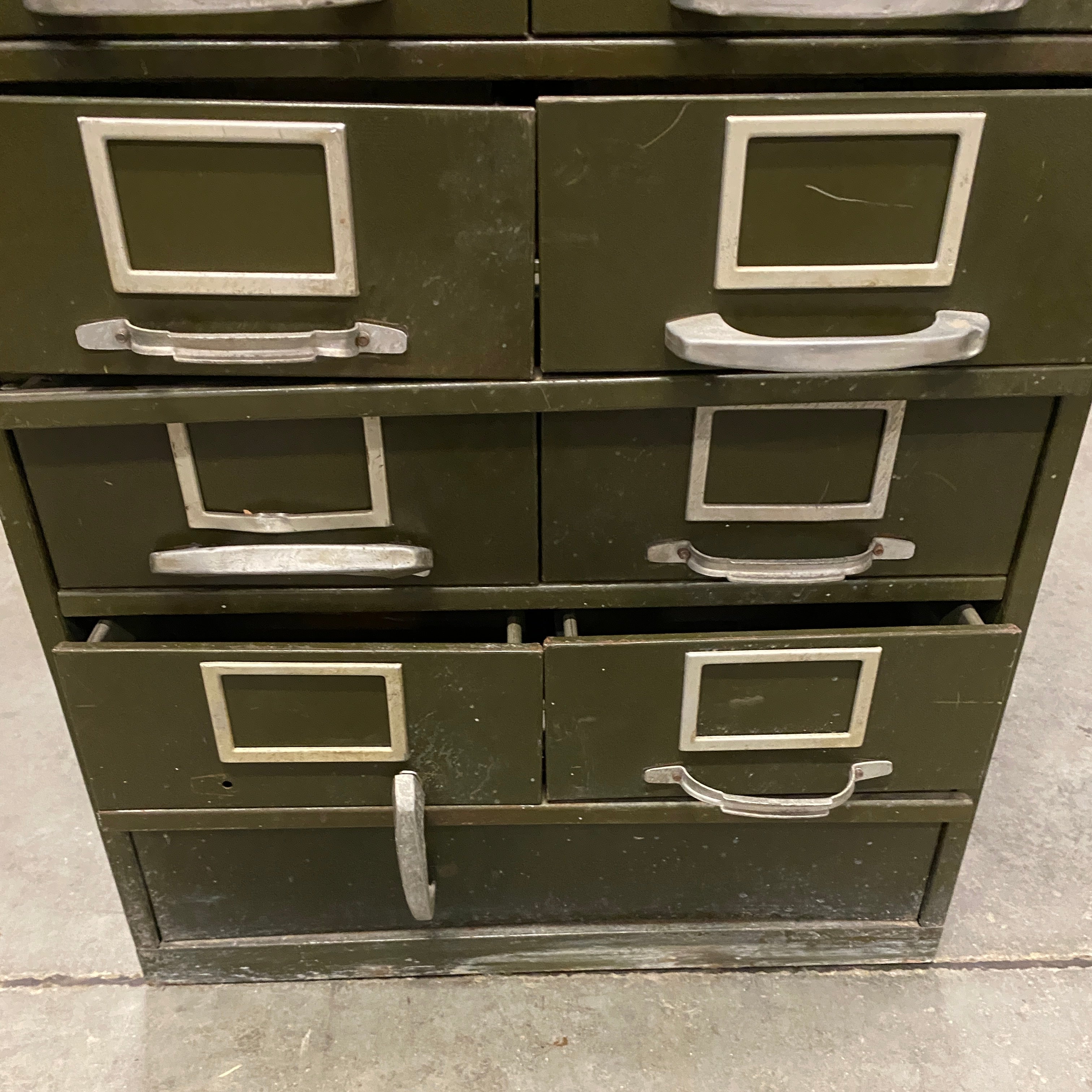 Remington-Rand #USBD151-24 Green File Cabinet