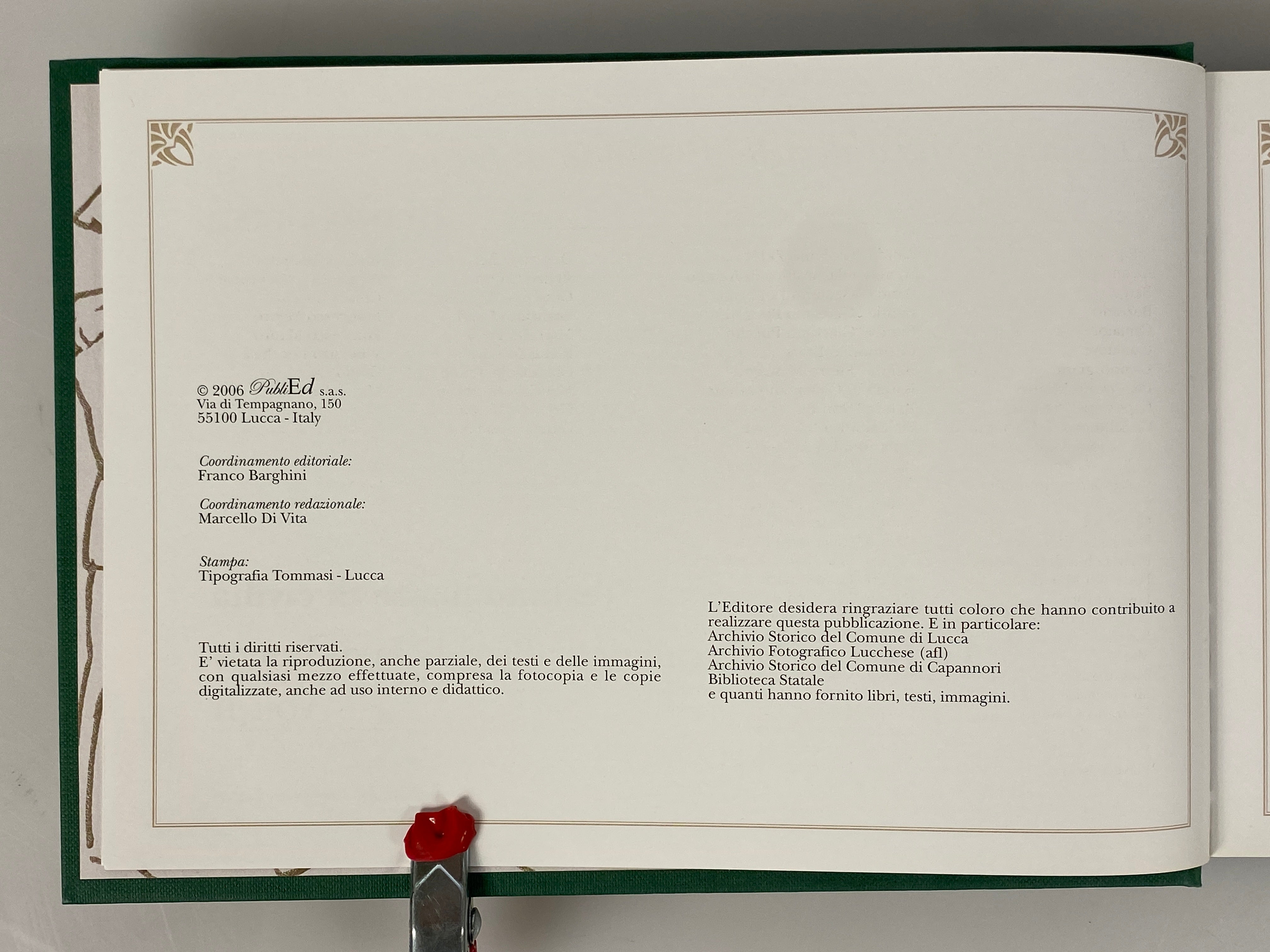 Renzo Cresti Music in the Province of Lucca (in Italian) 2006 2 Vols in Slipcase