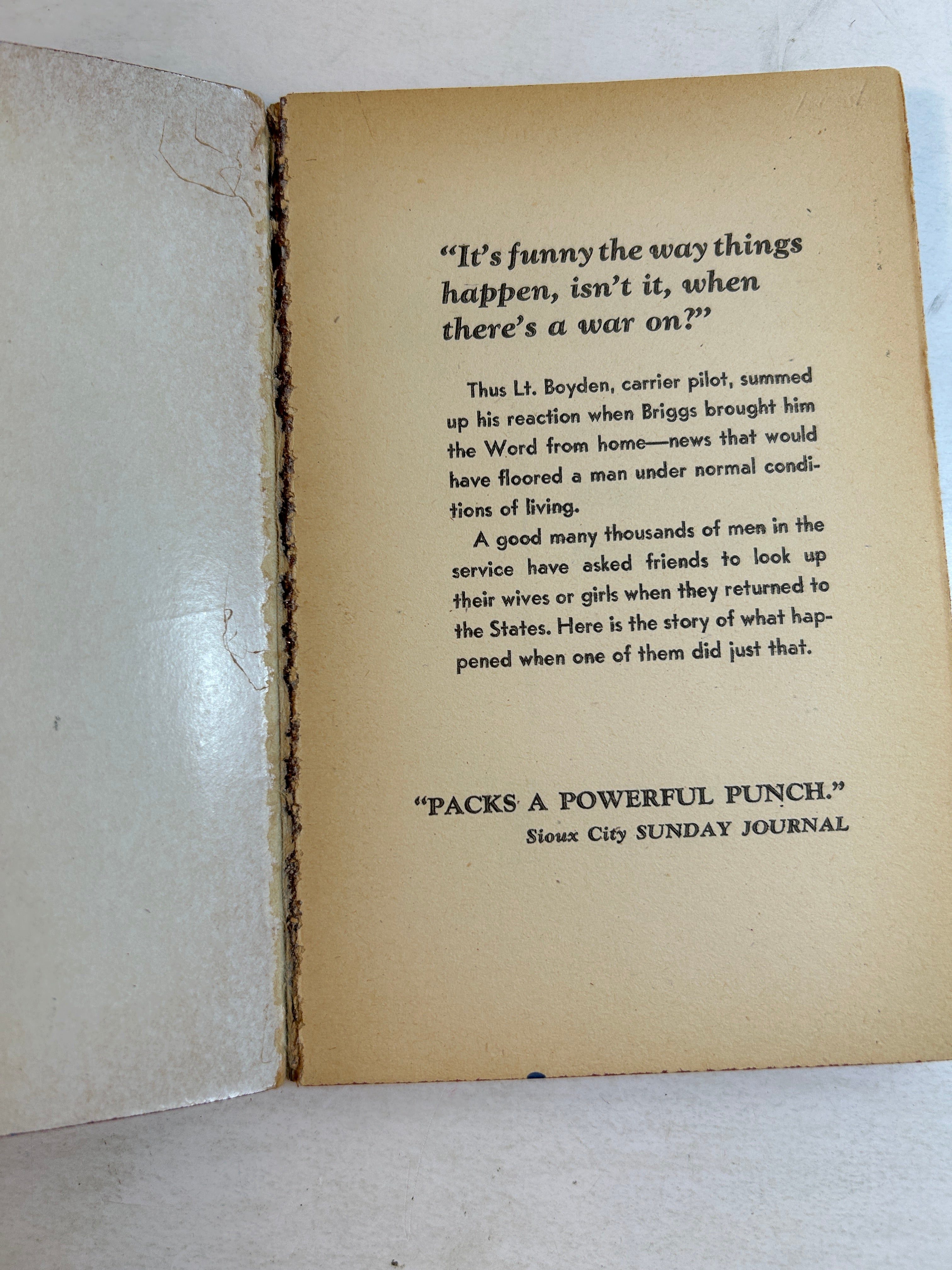 Repent in Haste by John P. Marquand 1st Printing Bantam Book 1951 SC