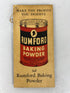 Rumford Baking Powder vintage stock book