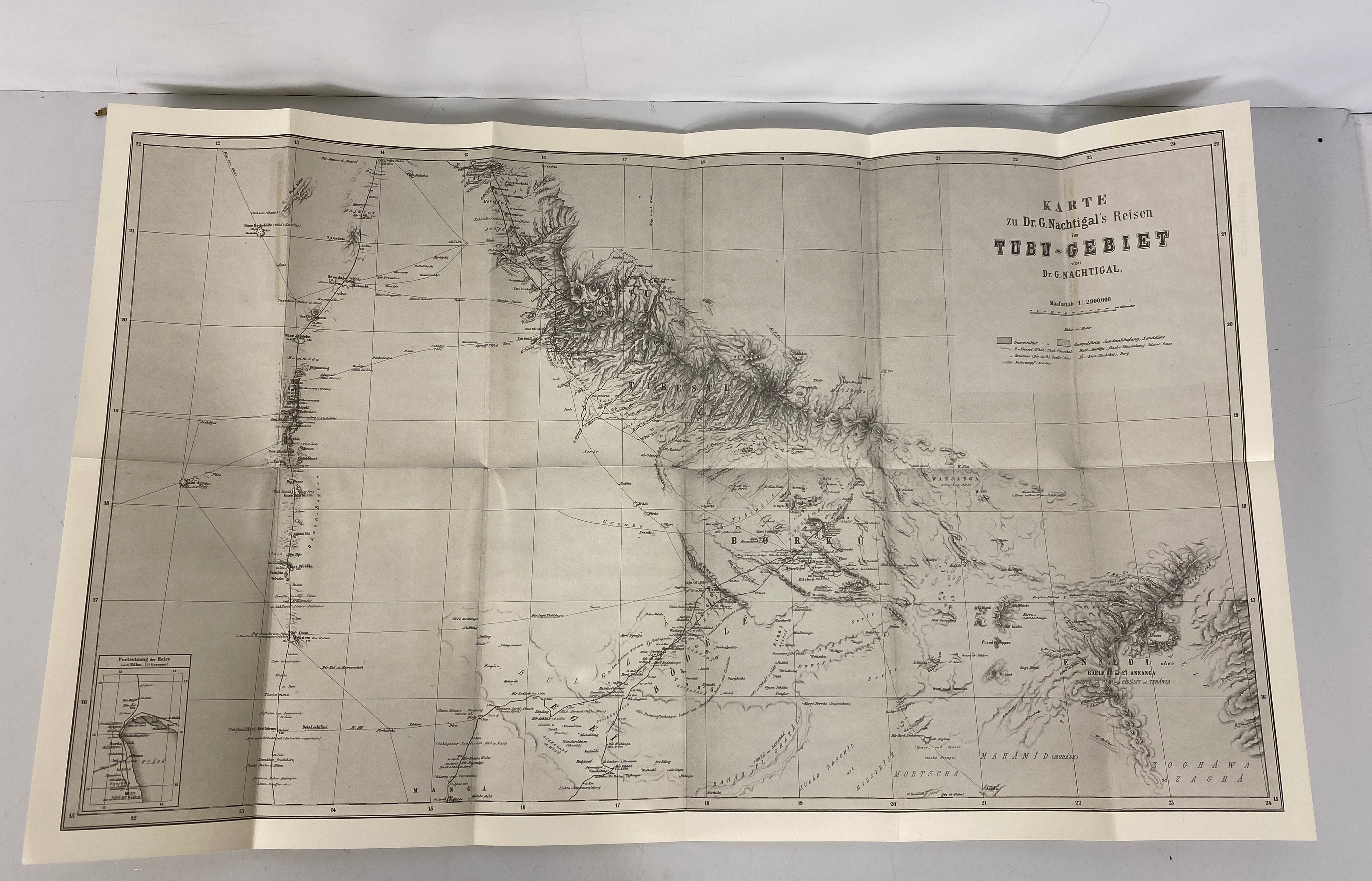 Sahara and Sudan Volume 1 by G. Nachtigal 1974 Ex-Library HC w/Maps