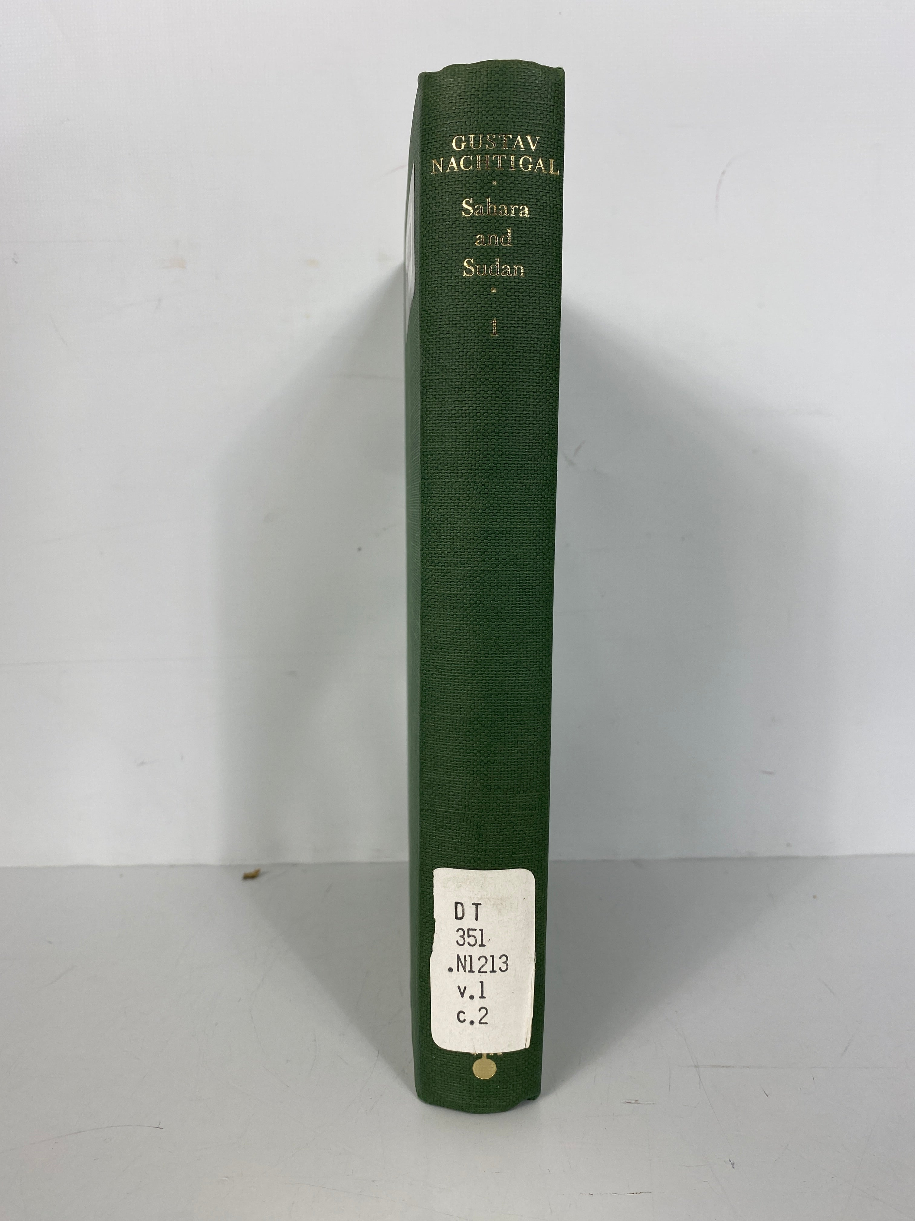 Sahara and Sudan Volume 1 by G. Nachtigal 1974 Ex-Library HC w/Maps