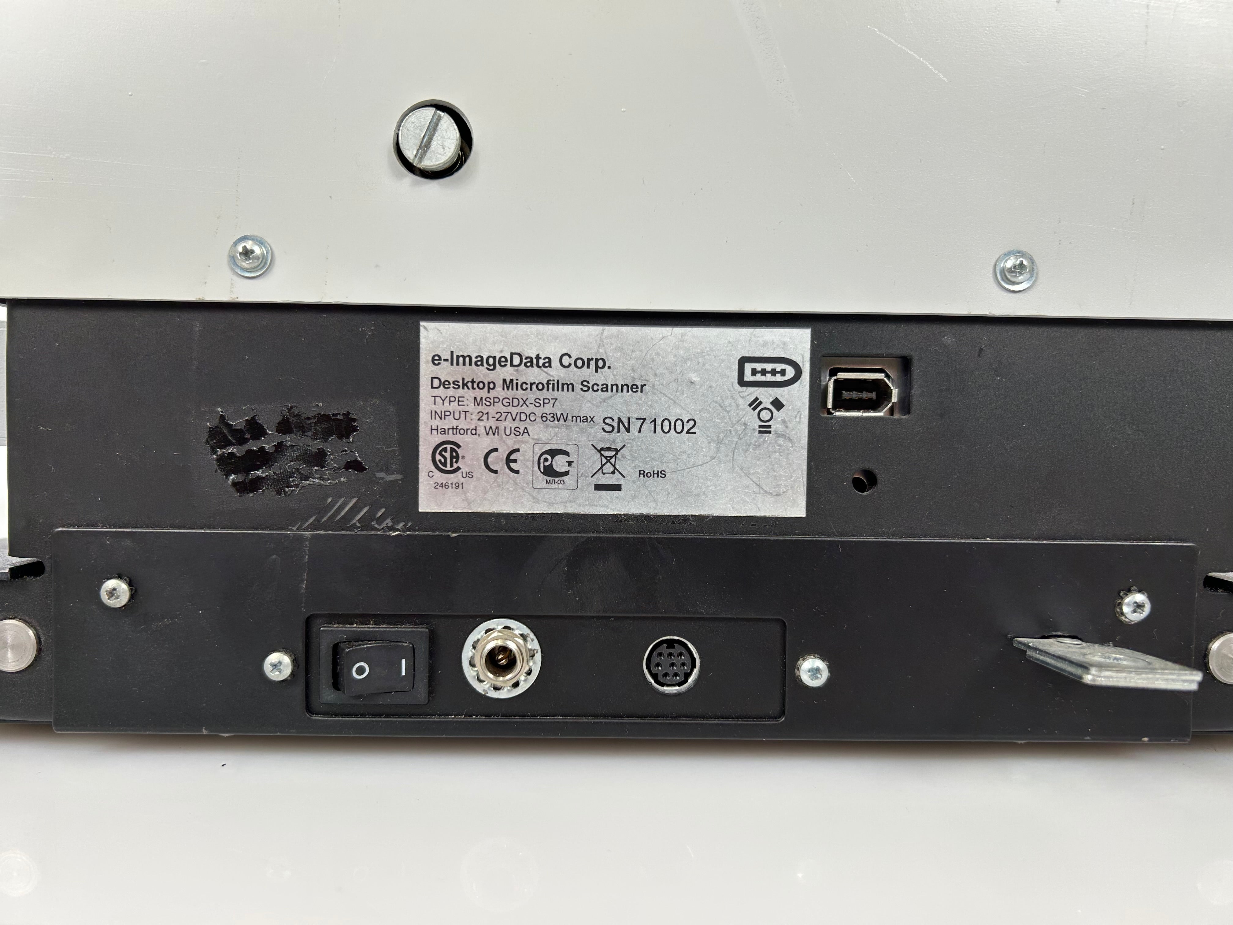 Scan Pro 2000 Digital Microfilm Scanner