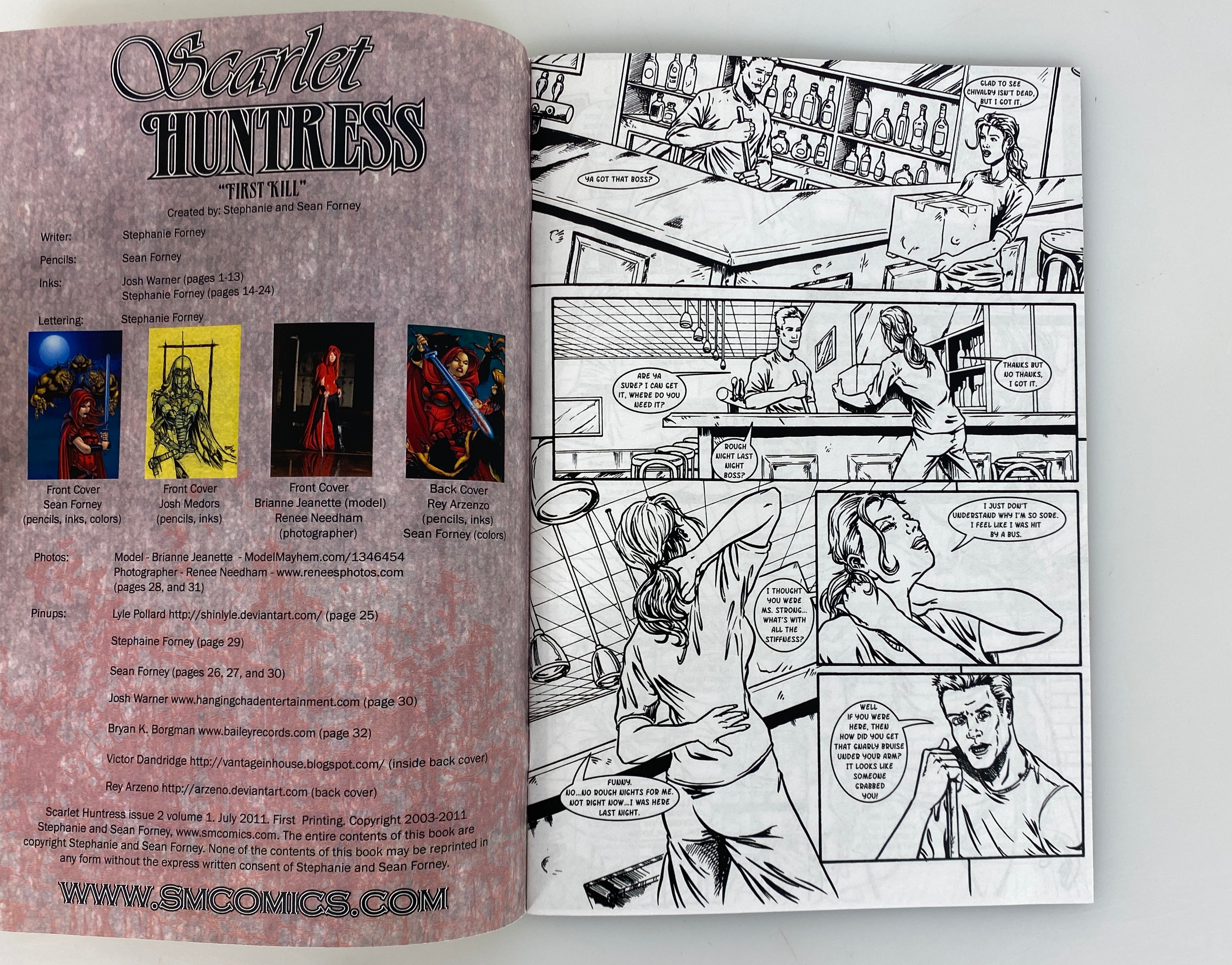 Scarlet Huntress Signed #2 2011
