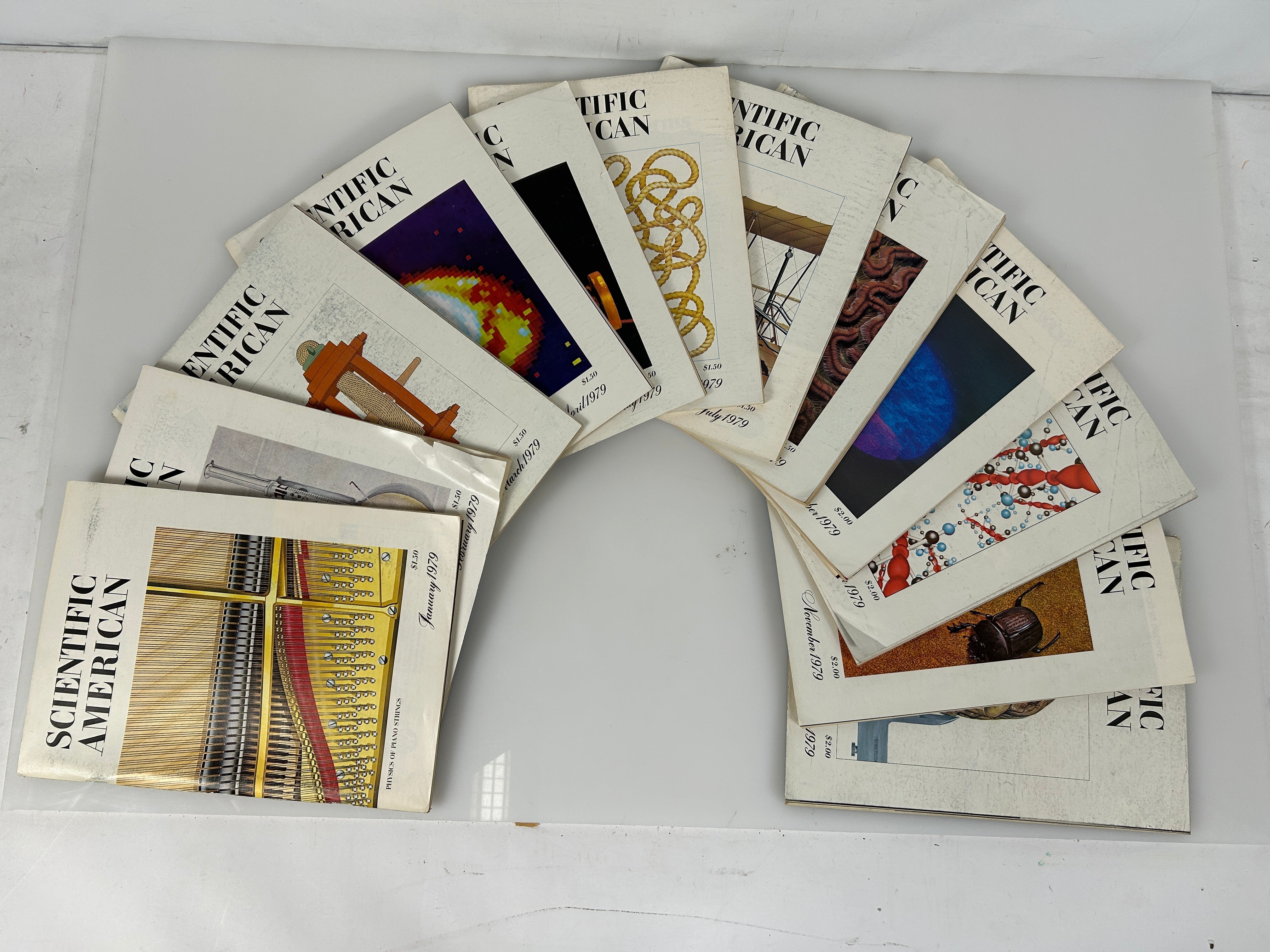 Scientific American Magazine 1979 Full Year 12 Issues Jan-Dec