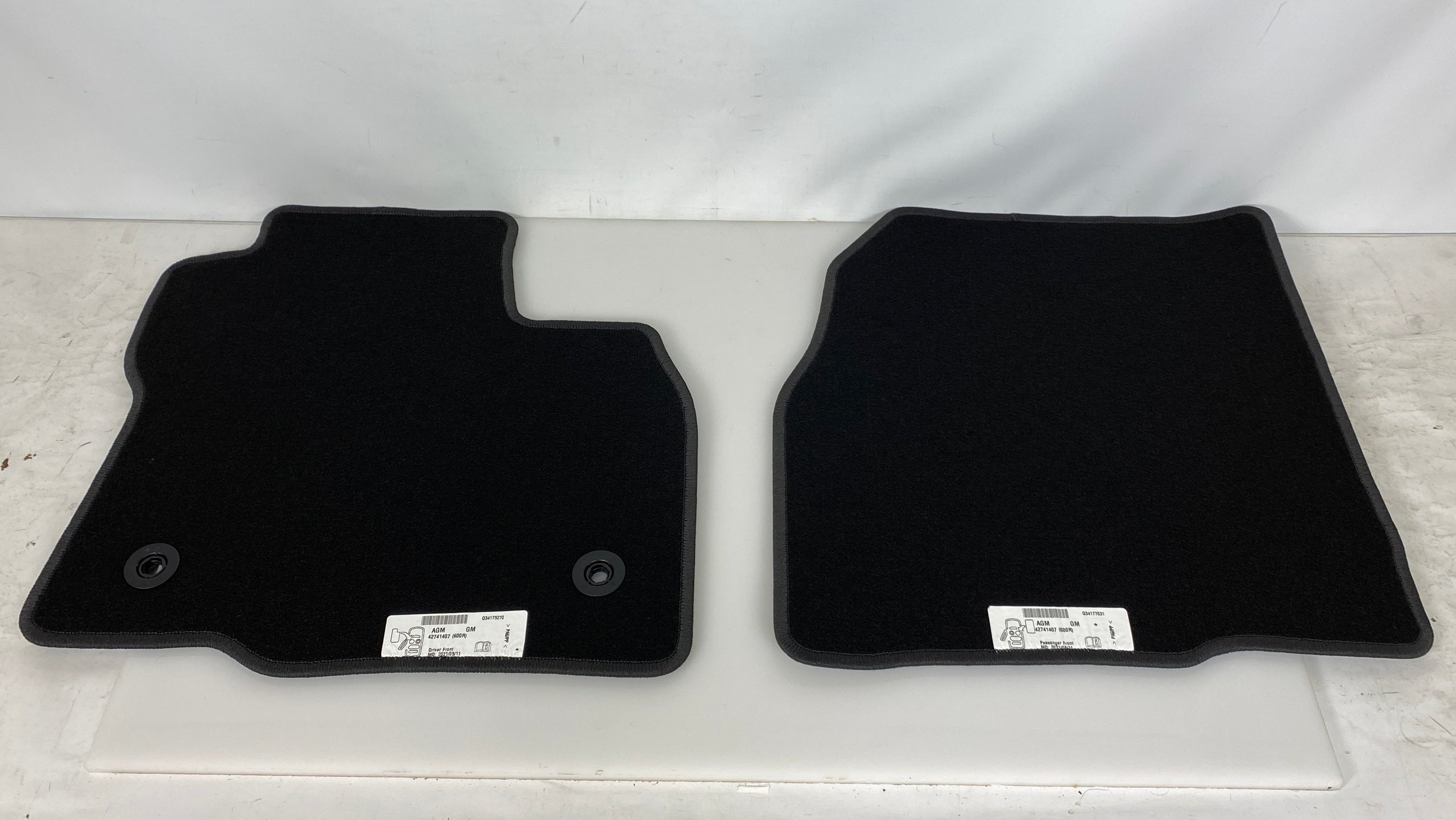 Set of 2 2020-2025 Chevrolet Silverado Floormats