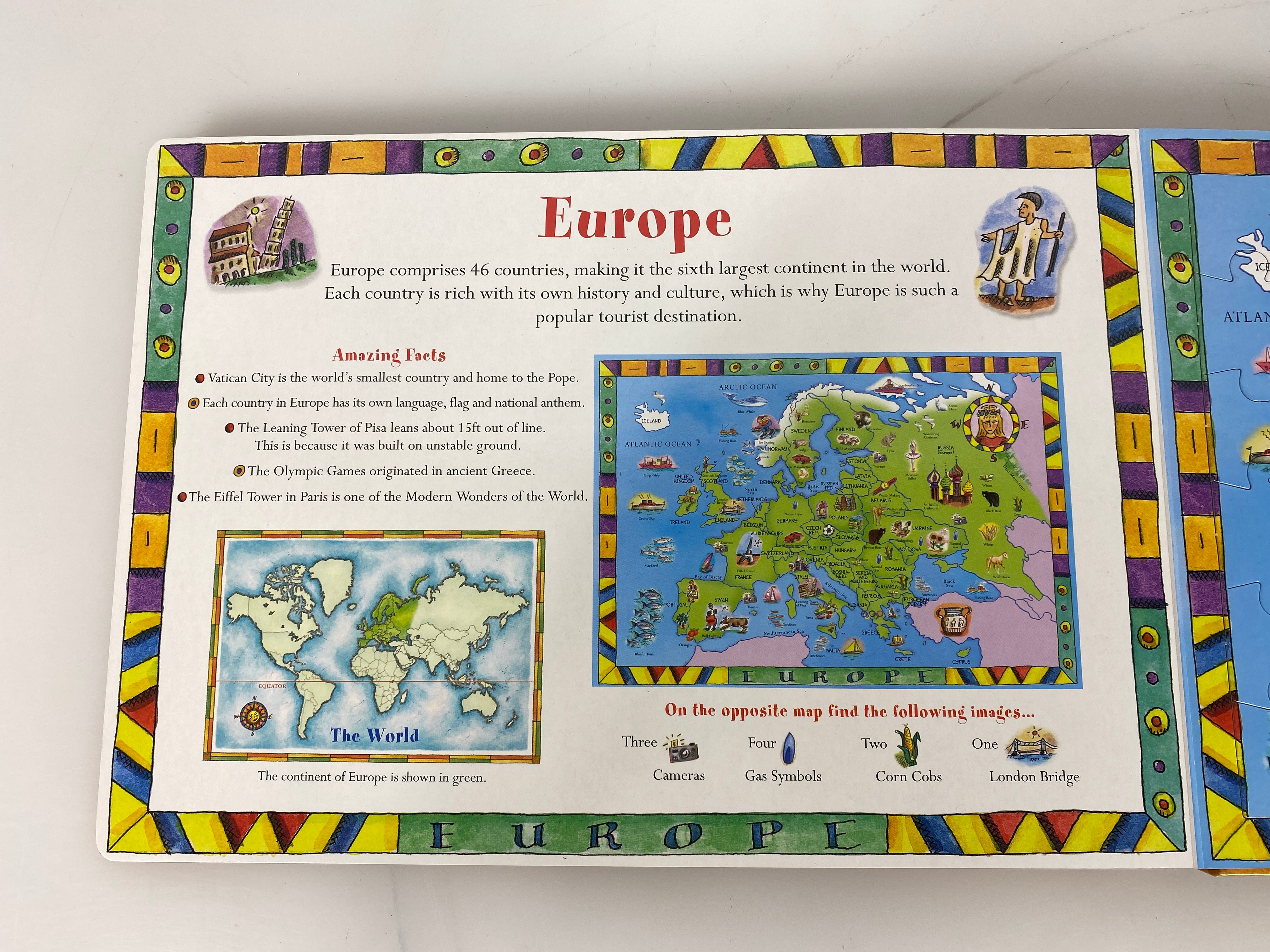 Seven Continents of the World Puzzle Book