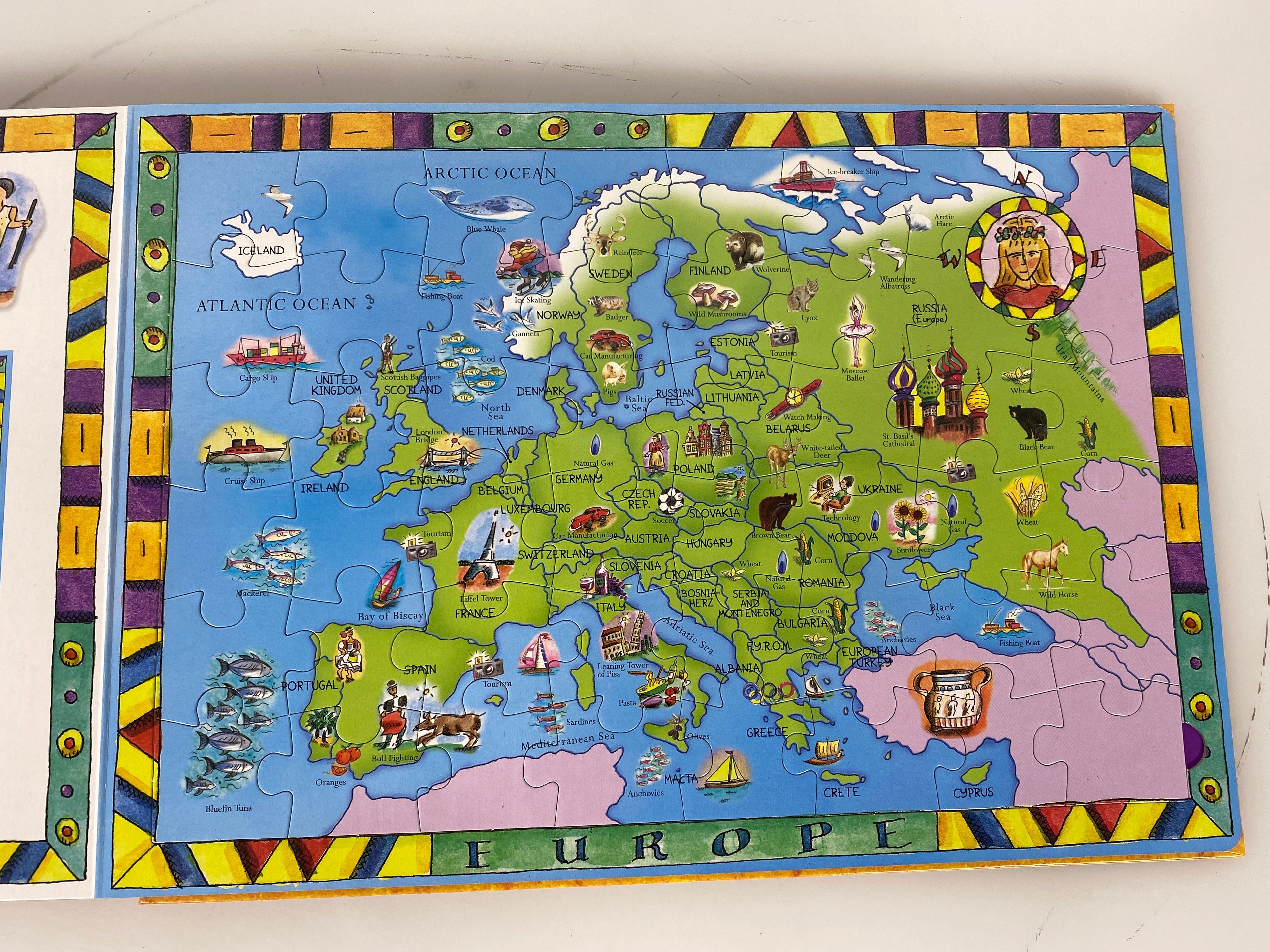 Seven Continents of the World Puzzle Book